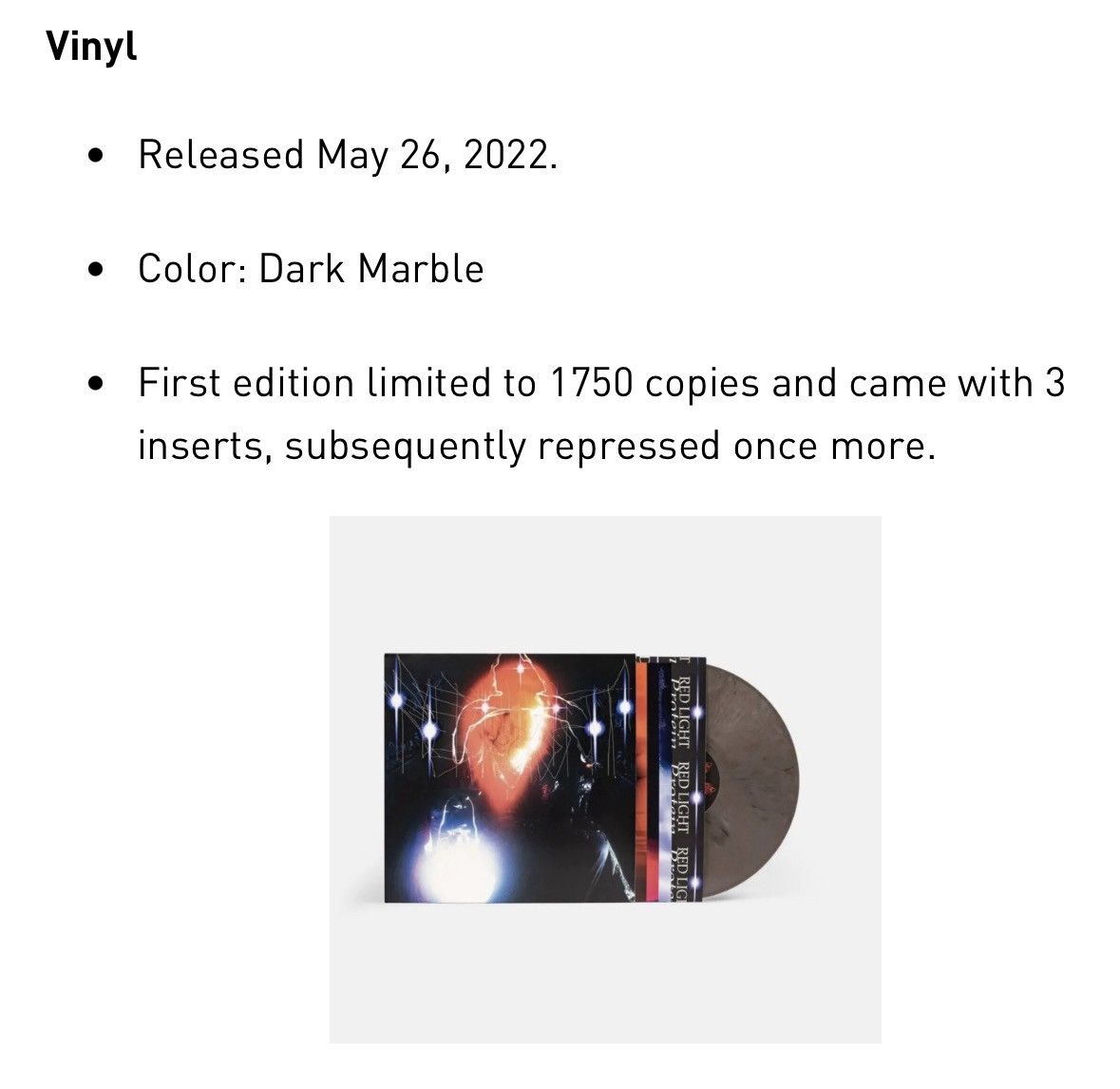 Drain Gang Bladee Red Light 1st press vinyl/lp Size ONE SIZE - 5 Thumbnail
