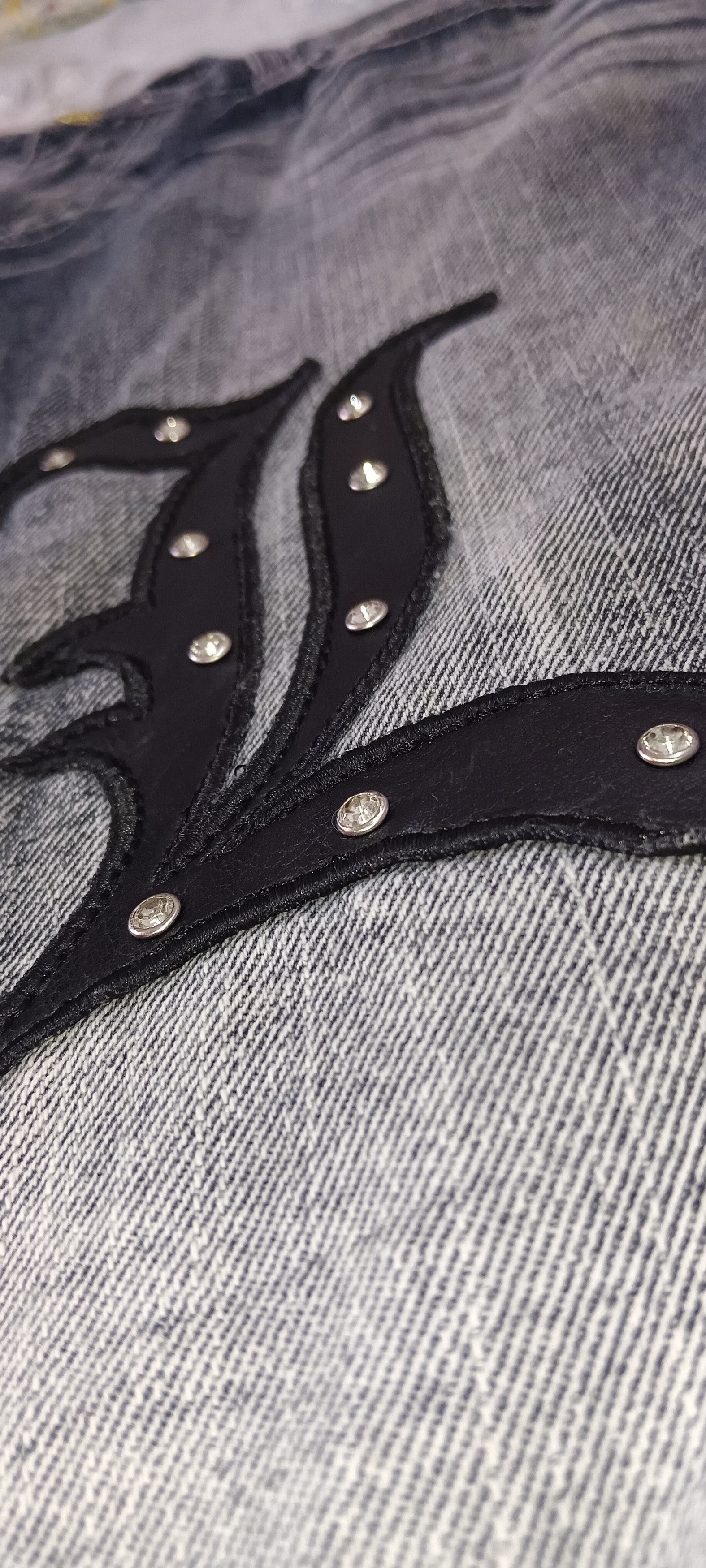 LOWBOX Zerosail Lowbox Distressed Punk Flare Denim Size US 32 / EU 48 - 10 Thumbnail