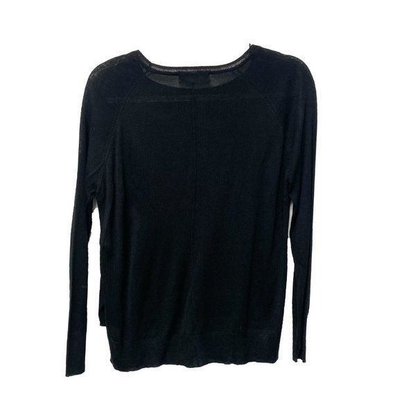 Zara Zara Knit Black Lightweight Sweater Size S / US 4 / IT 40 - 2 Thumbnail
