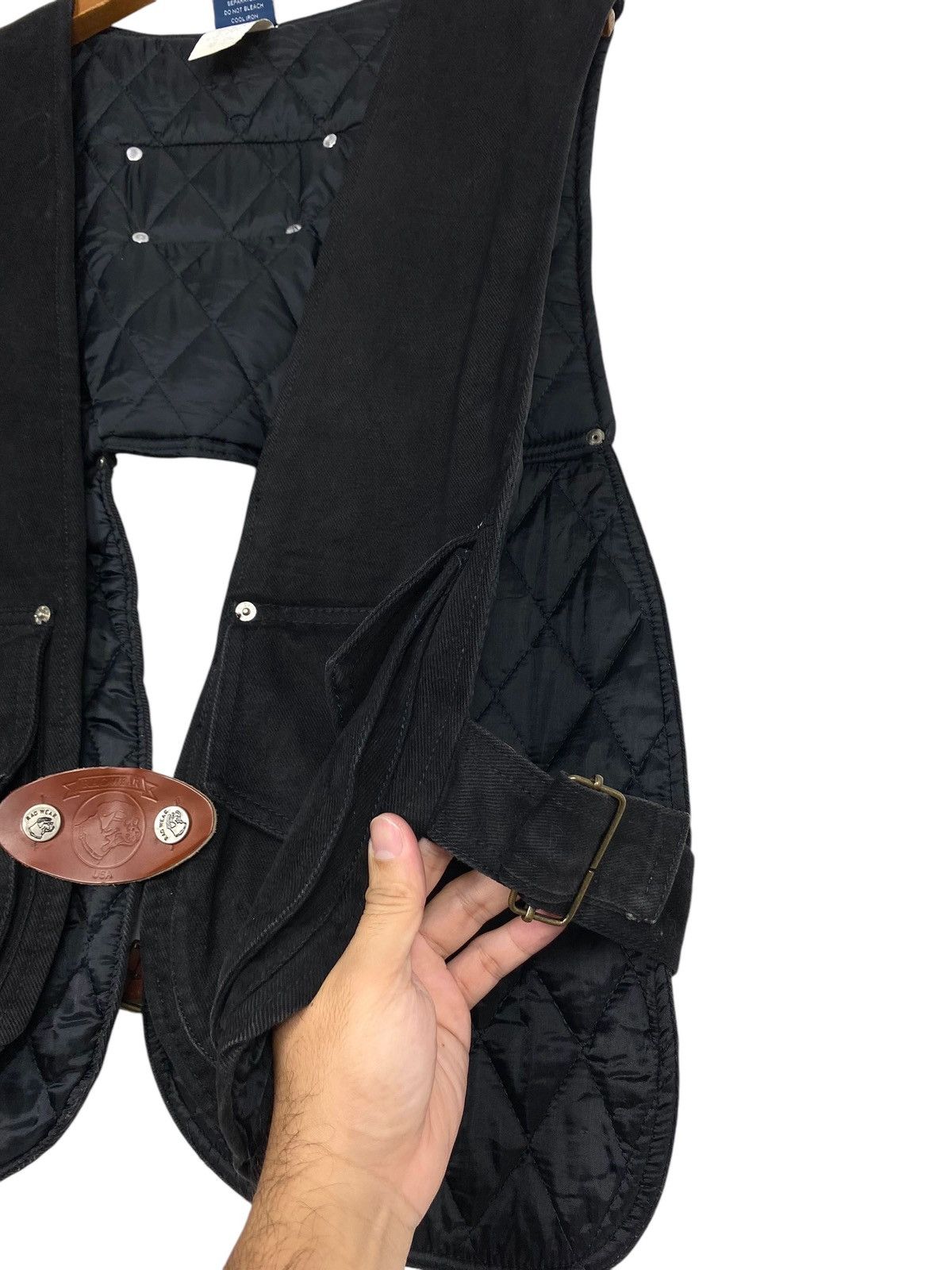 Vintage Rare‼️ Vintage Rag Wear Jeans Workwear Vest Buckle Made Usa Size US M / EU 48-50 / 2 - 12 Thumbnail