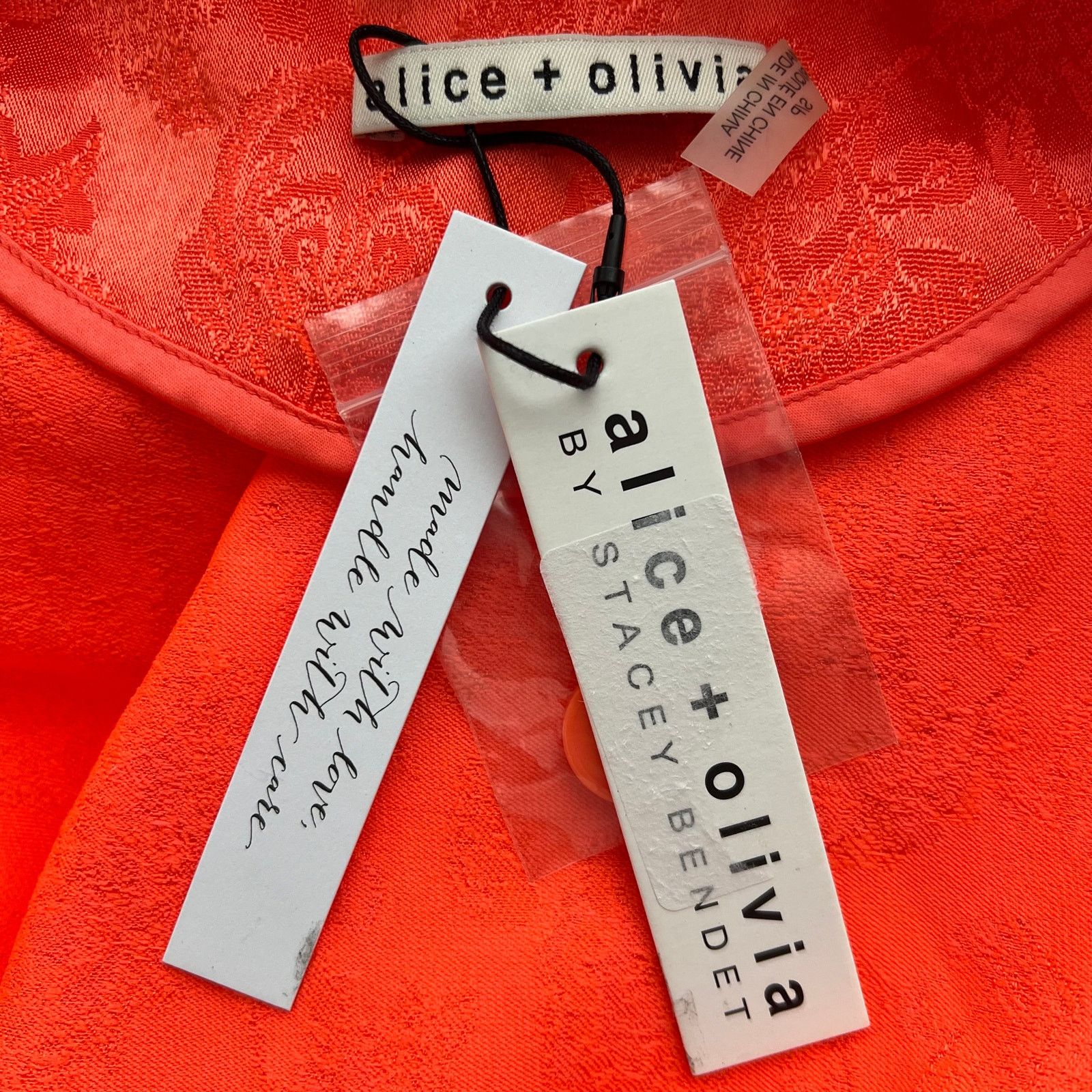 Alice + Olivia ALICE+OLIVIA Floral Embossed Sleep Jacket + Pajama Pants, S Size S / US 4 / IT 40 - 9 Thumbnail