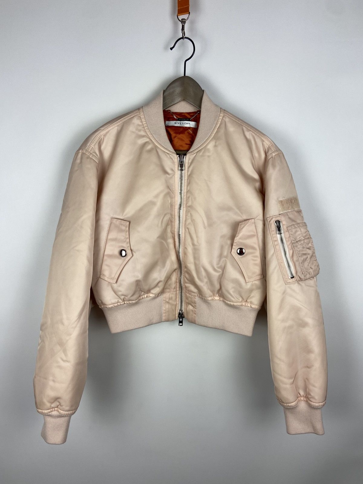Givenchy RRP$ 900 Givenchy Cropped Twill Womens Bobmer Jacket AW2016 Size S / US 4 / IT 40 - 1 Thumbnail