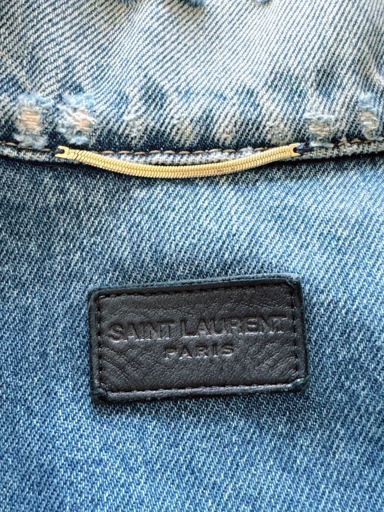 Saint Laurent Paris Saint Laurent Paris denim jacket Nextarrow-2505 Size US S / EU 44-46 / 1 - 5 Thumbnail