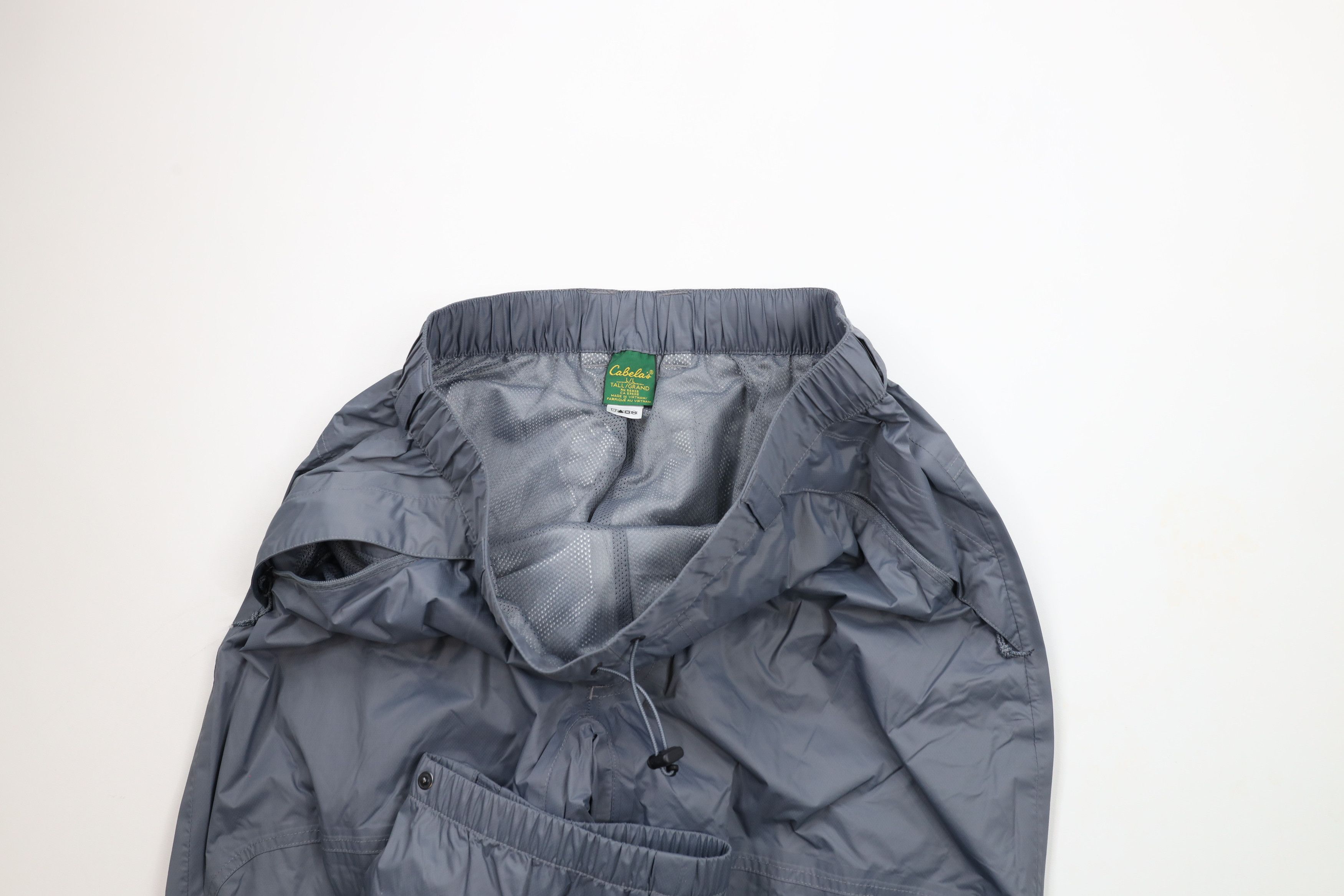 Cabelas × Vintage Vintage Cabelas Waterproof Outdoor Hiking Rain Pants Gray Size US 36 / EU 52 - 7 Thumbnail