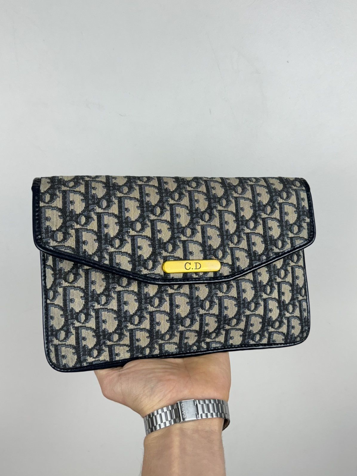 Christian Dior Monsieur × Dior Leather shoulder bag Christian Dior 90s original luxury Size ONE SIZE - 3 Thumbnail