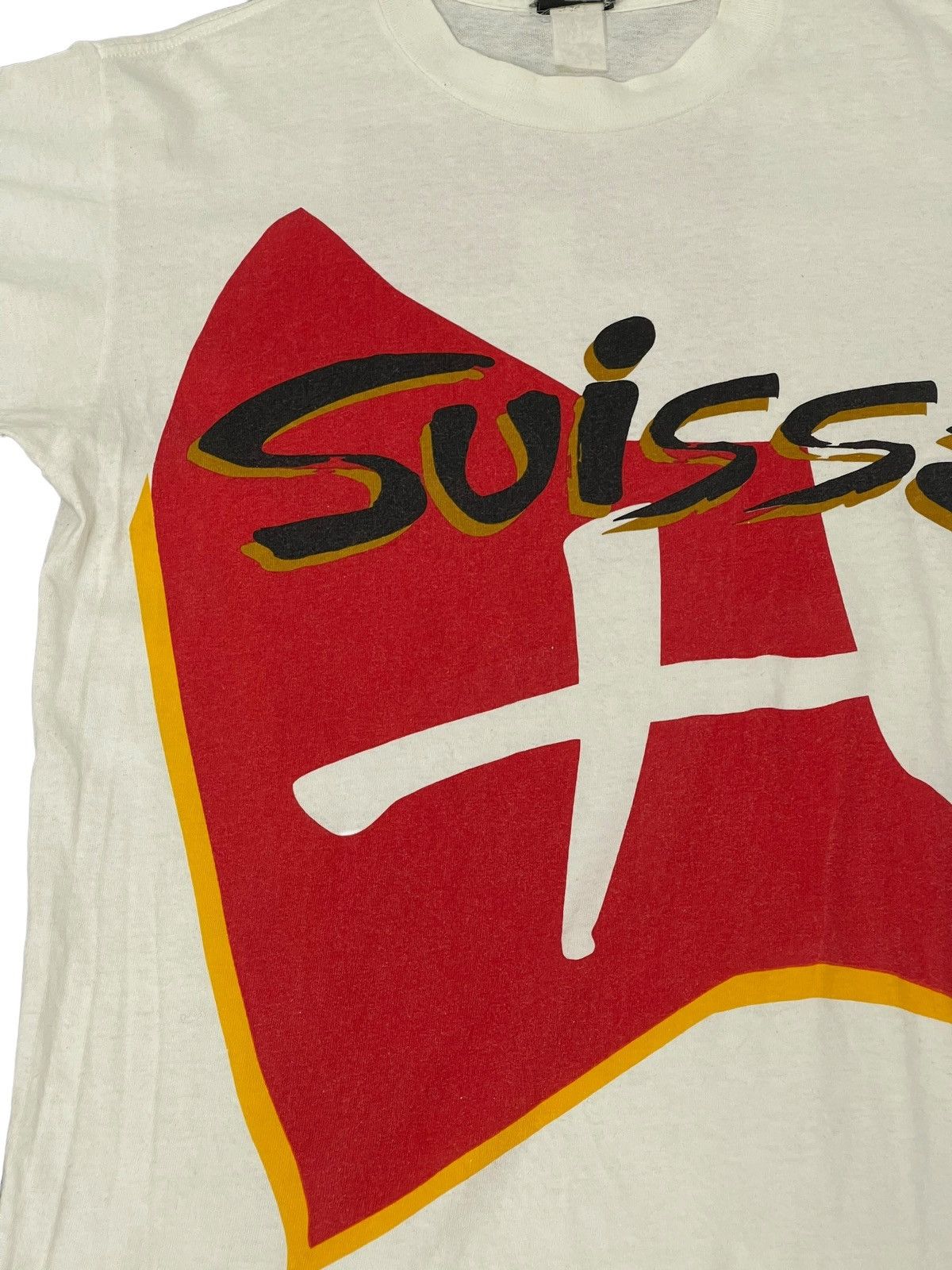 Vintage Vtg 1994 World Cup USA Swiss Team Football Tee 5🟩8 Size US M / EU 48-50 / 2 - 5 Thumbnail