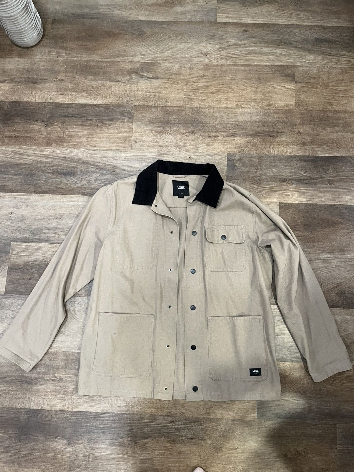 Vans Vans Tan Denim Corduroy Collar Men's Jacket - Size XL Size US XL / EU 56 / 4 - 1 Thumbnail