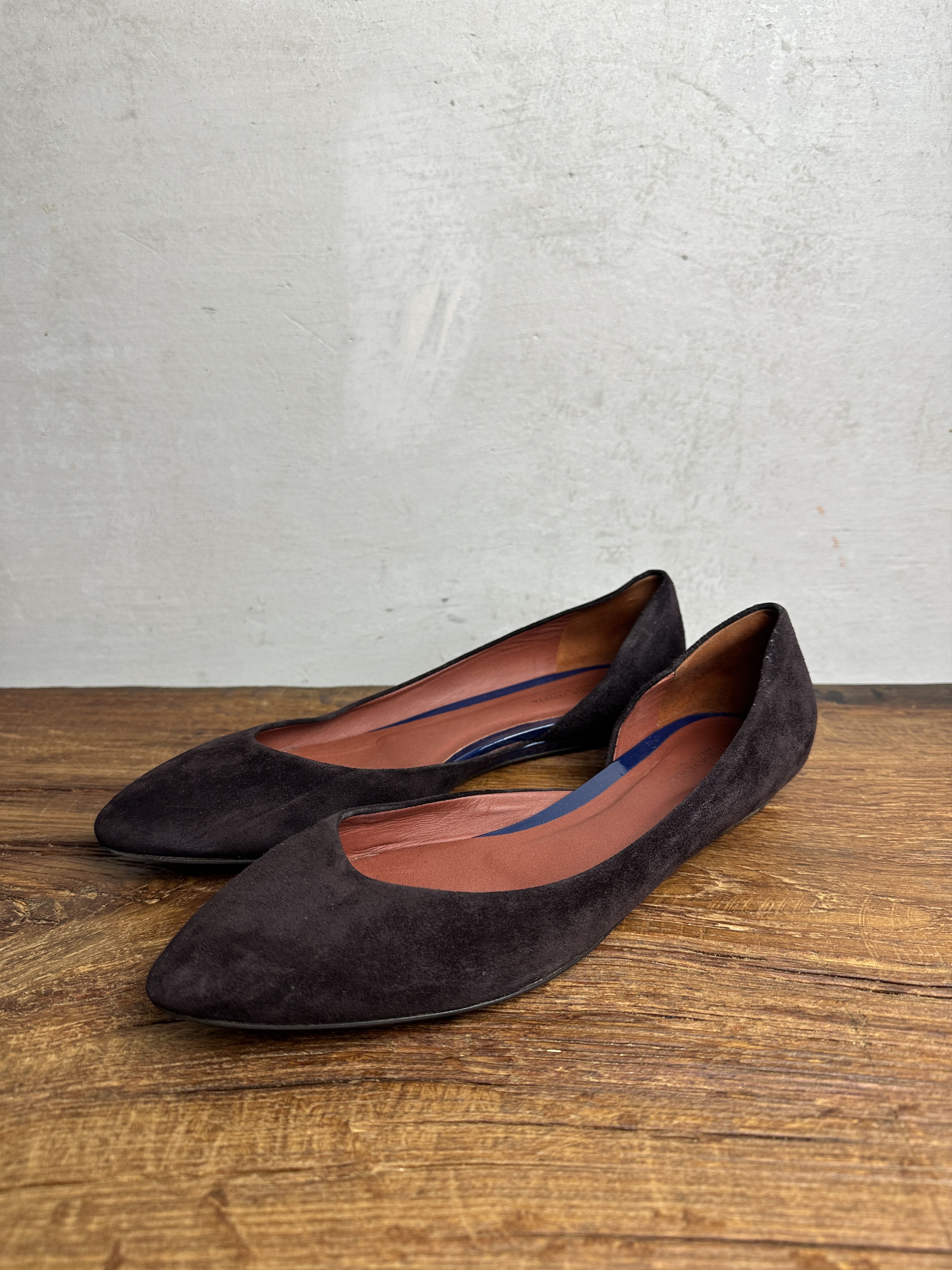 Bottega Veneta Bottega Veneta Dark Brown Flats Size US 10 / IT 40 - 1 Thumbnail
