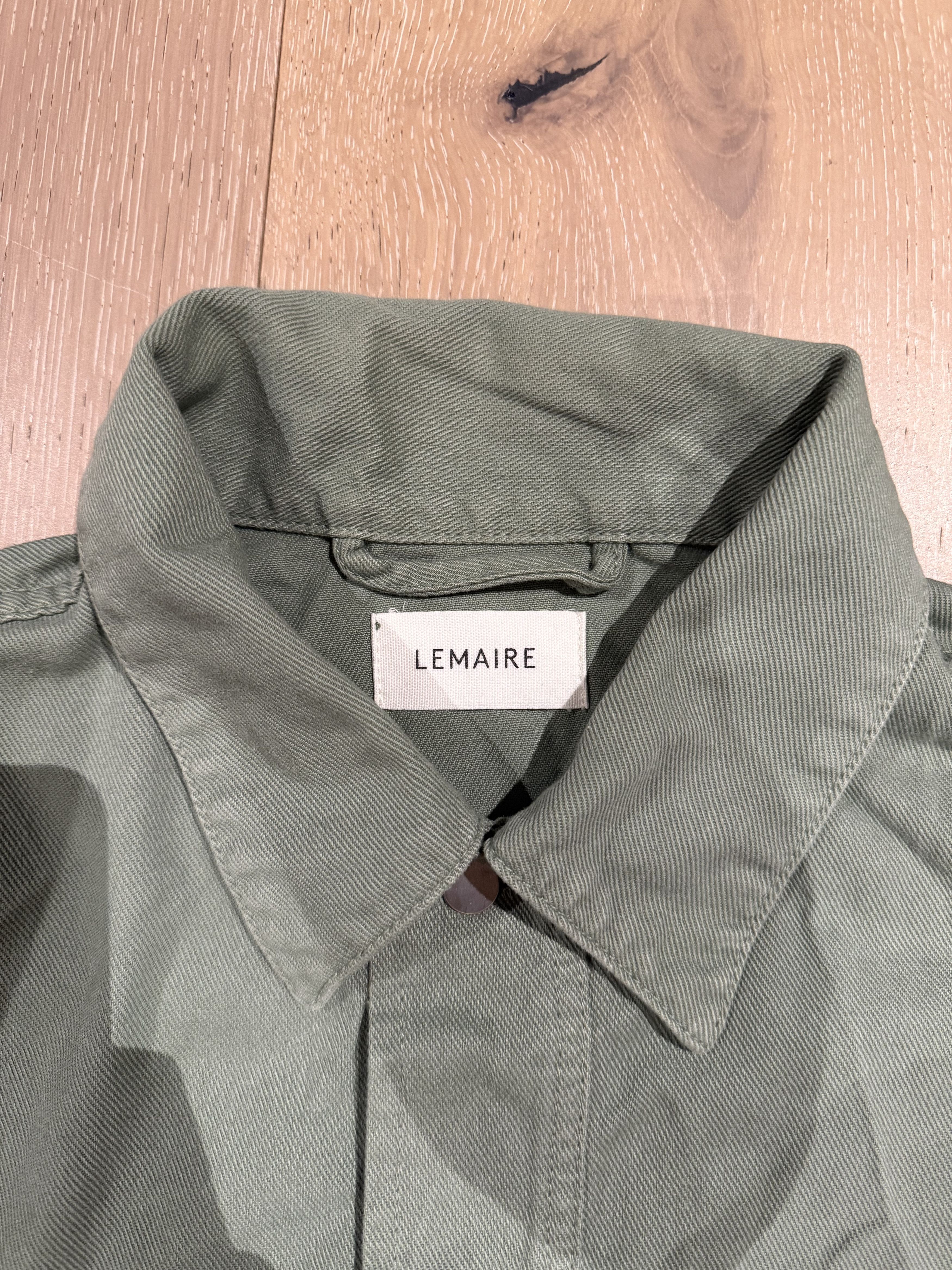 Lemaire 💚 Lemaire Trucker Overshirt Hedge Green Jacket 46 Size US S / EU 44-46 / 1 - 10 Thumbnail