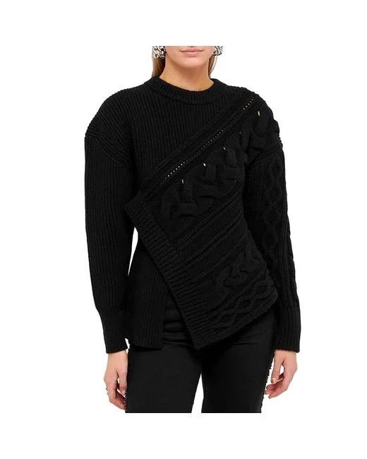 Alexander McQueen o1y0325 Sweater in Black Size XS / US 0-2 / IT 36-38 - 2 Thumbnail