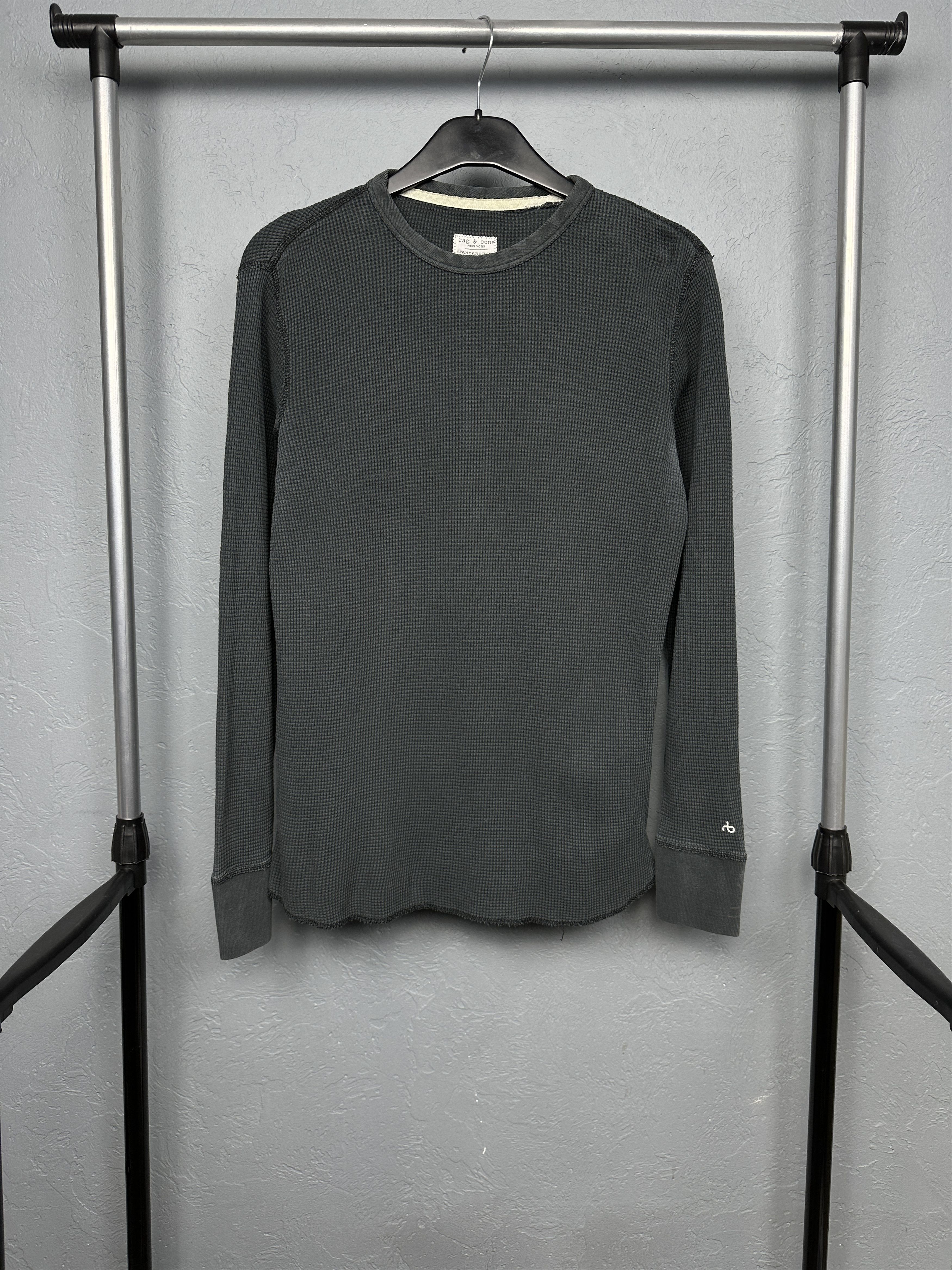 Rag & Bone Rag & Bone Mens Washed Cotton Henley Sweater Size US S / EU 44-46 / 1 - 1 Thumbnail