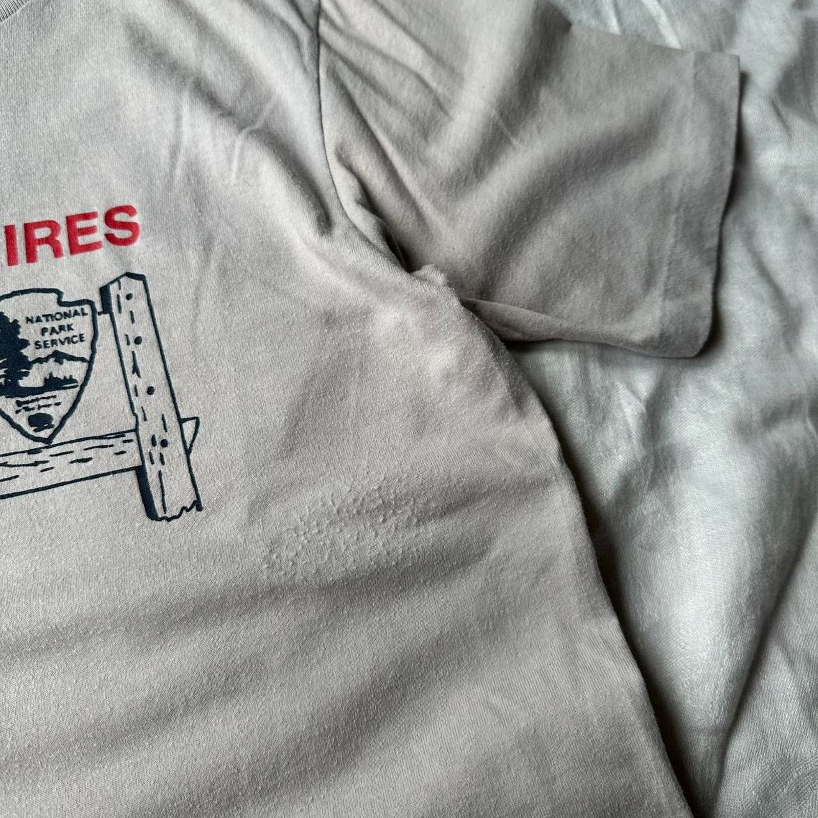 Vintage Rare Vintage 80s 1988 National Park Yellowstone Wildfire Tee Size US M / EU 48-50 / 2 - 6 Thumbnail