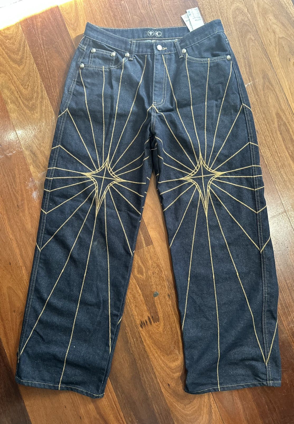 Thug Club Thug Club Chain Stitch Denim Pants | Grailed