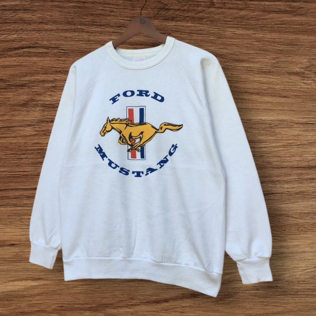 Vintage Vintage 80s Ford Mustang Crewneck Big Logo Size US S / EU 44-46 / 1 - 3 Thumbnail