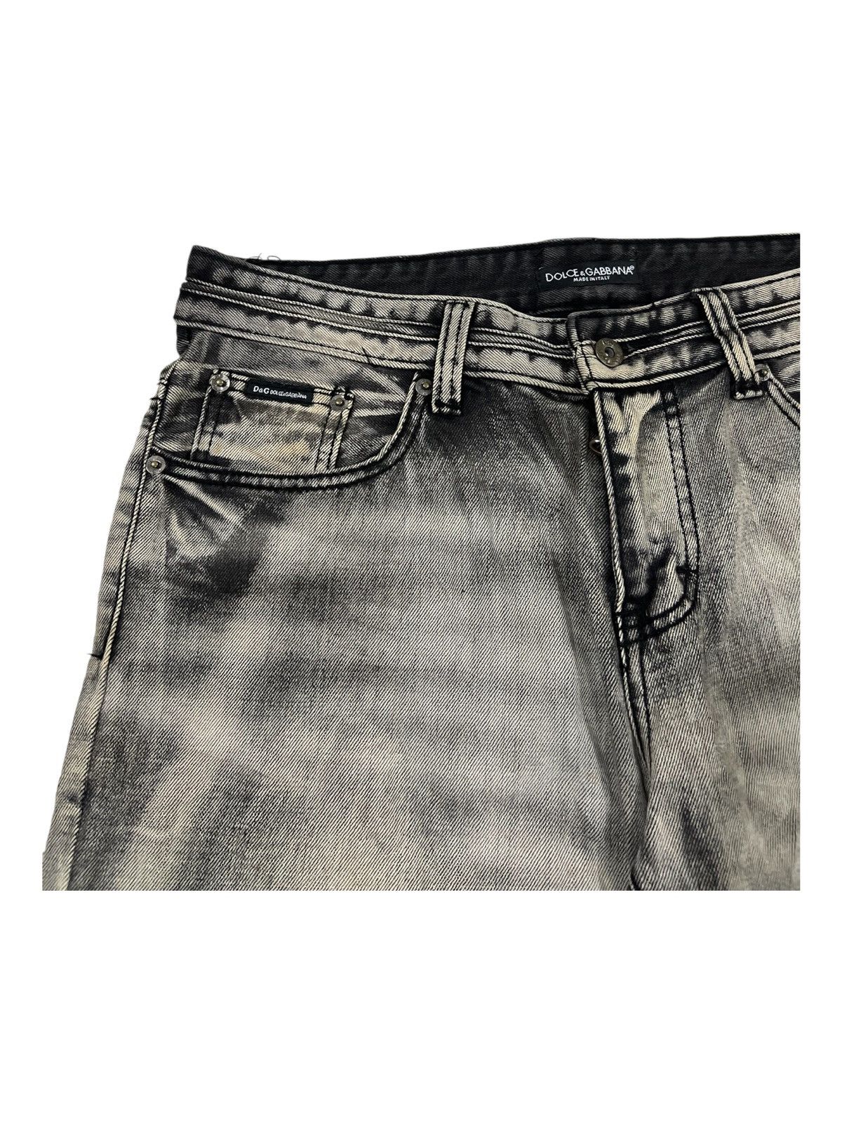 Dolce & Gabbana AW04 Dolce & Gabbana Beautiful Faded Wash Baggy Jeans Denim Size US 35 - 7 Thumbnail