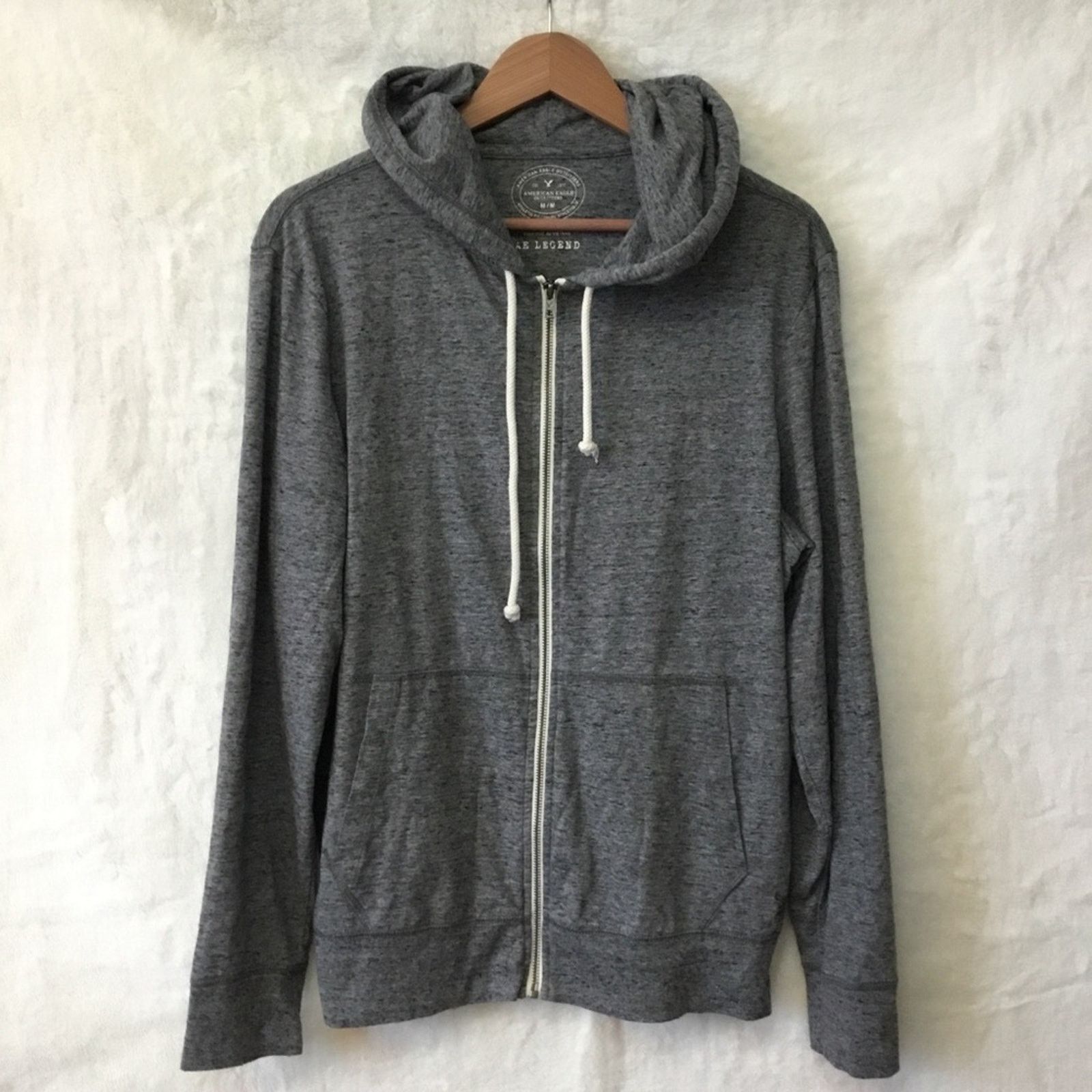 American Eagle Outfitters American Eagle Outfitters Gray Soft Hoodie Size M / US 6-8 / IT 42-44 - 2 Thumbnail