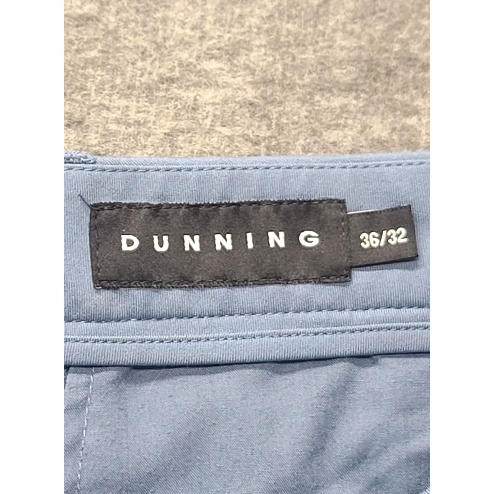 Vintage Dunning Pants Mens 36x32 Straight Leg Performance Golf Chino Size US 36 / EU 52 - 2 Thumbnail