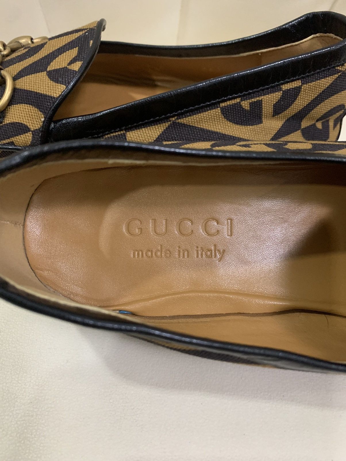 Gucci GUCCI HORSEBIT JORDAAN RHOMBUS LOAFERS Size US 7.5 / EU 40-41 - 9 Thumbnail