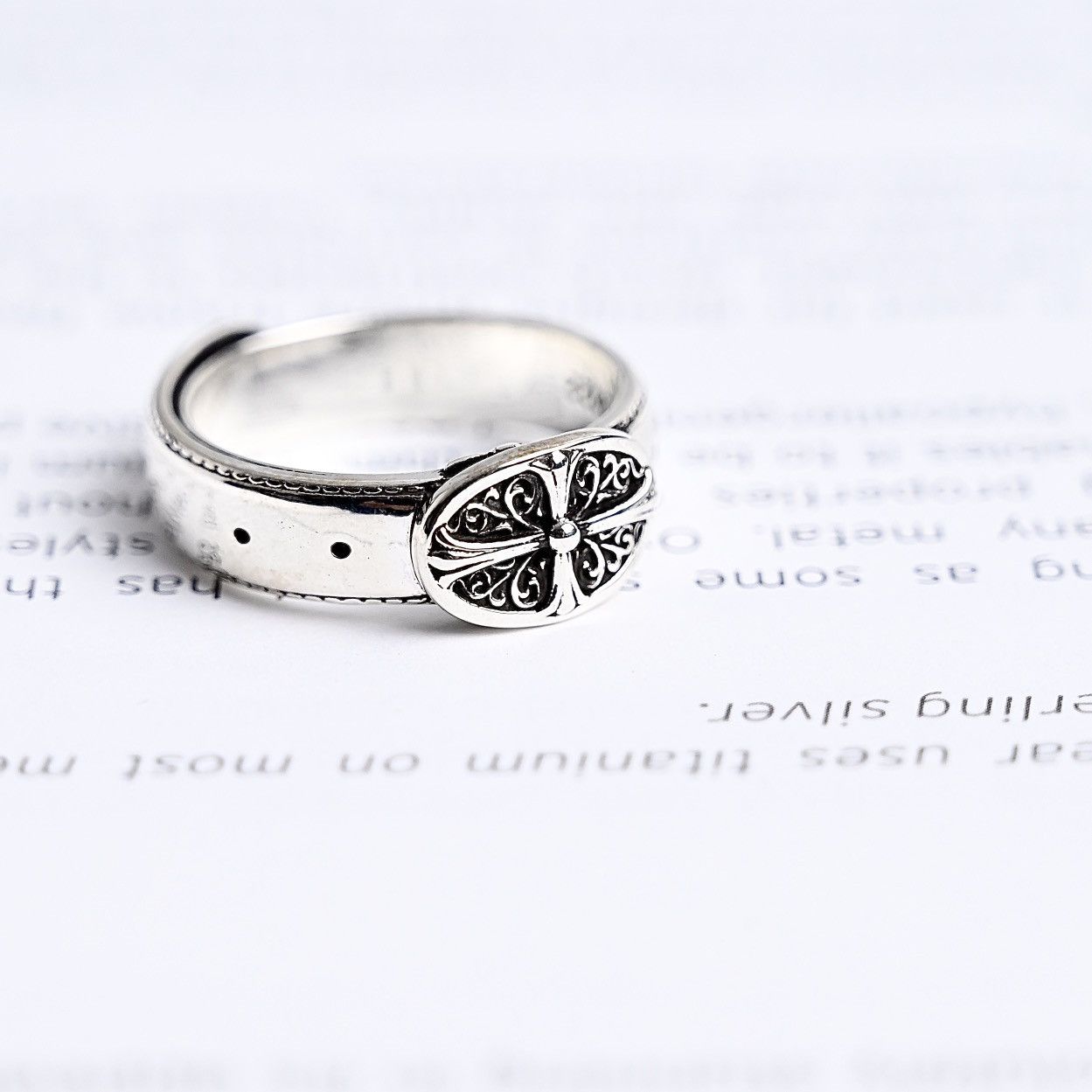 Chrome Hearts CHROME HEARTS BELTED OVAL SILVER Size ONE SIZE - 3 Thumbnail