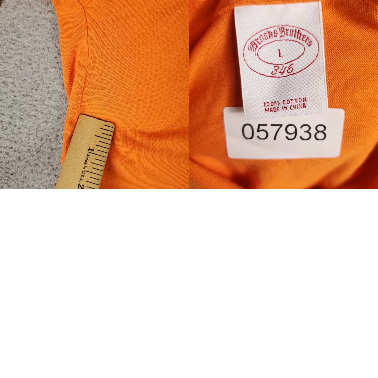 Brooks Brothers Brooks Brothers Polo Shirt Mens Large Orange Casual Short Sleeve Activewear Classic Size US L / EU 52-54 / 3 - 8 Thumbnail