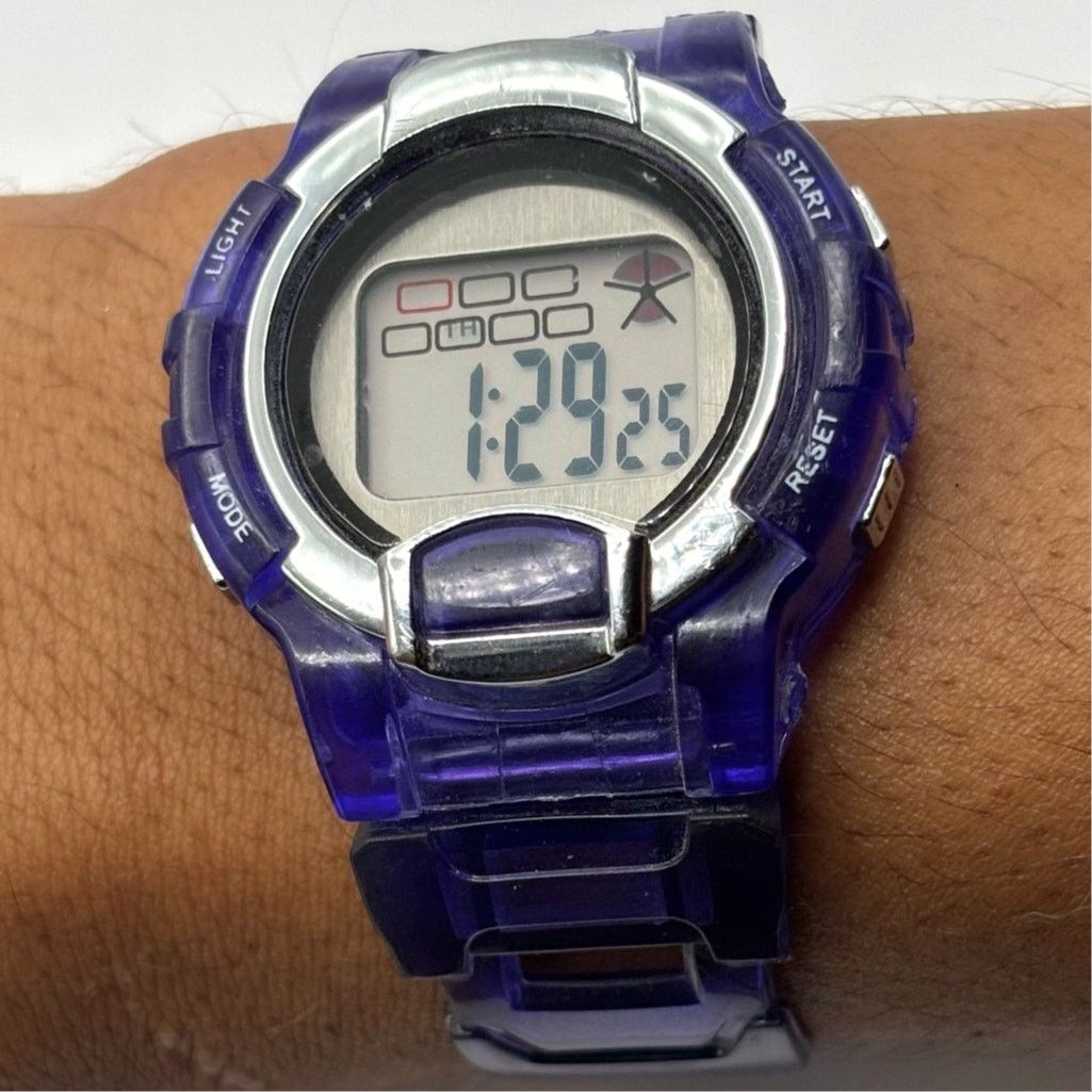 Purple Women's Digital Watch in Blue
