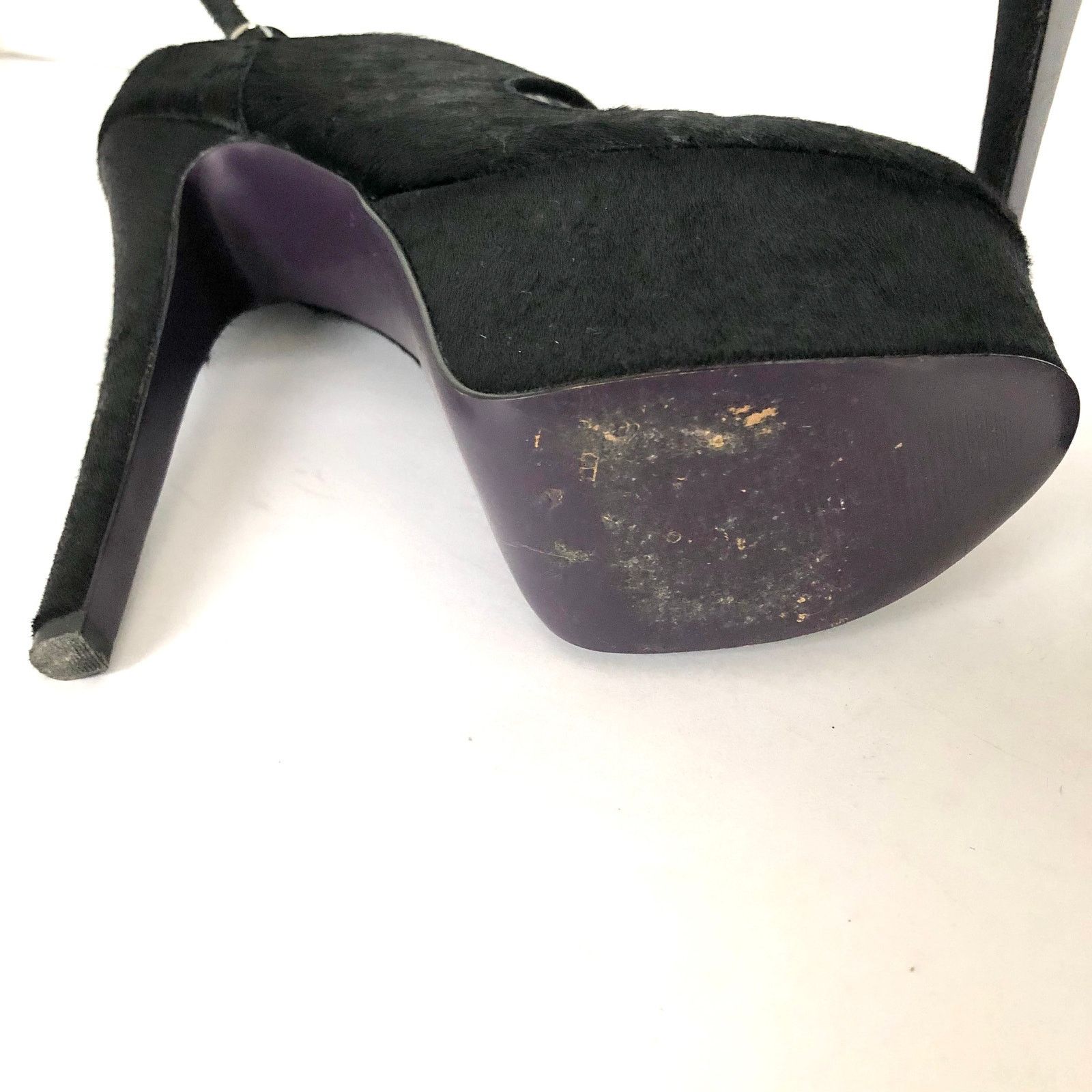 Other London Trash Candy Platform Heels Calf Hair Black Size US 8 / IT 38 - 7 Thumbnail