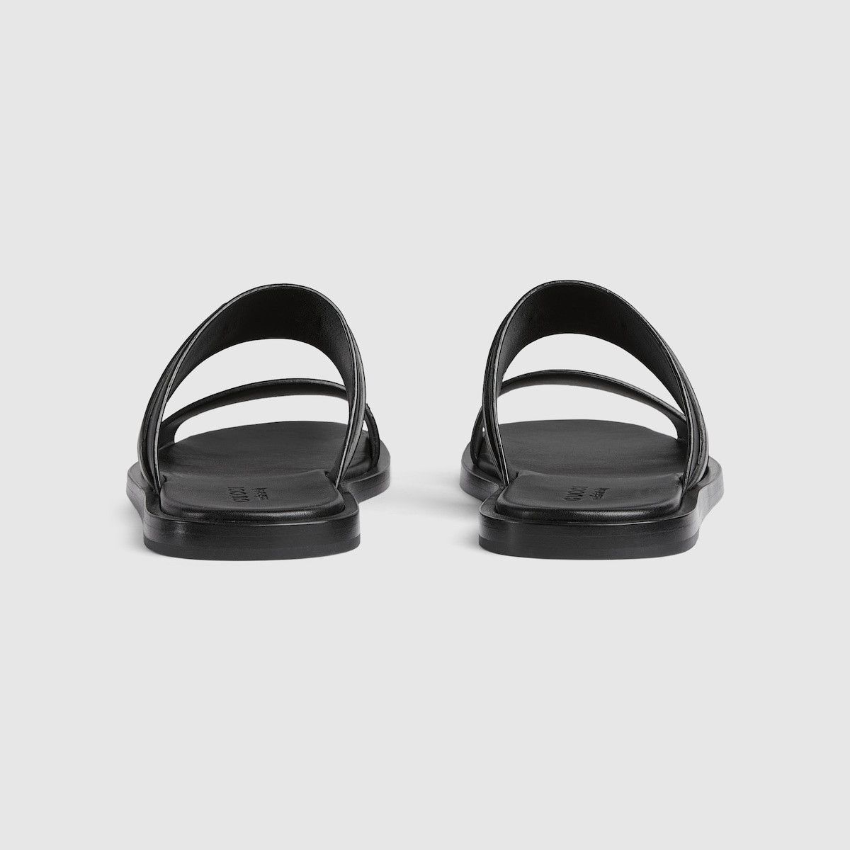 Gucci oc11z1025 Sandals with Round Interlocking G in Black Size US 8.5 / EU 41-42 - 4 Thumbnail
