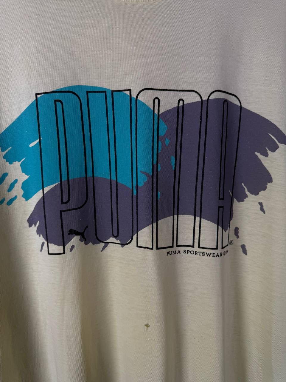 Puma Puma vintage 1989 sportswear tee Size US XL / EU 56 / 4 - 3 Thumbnail