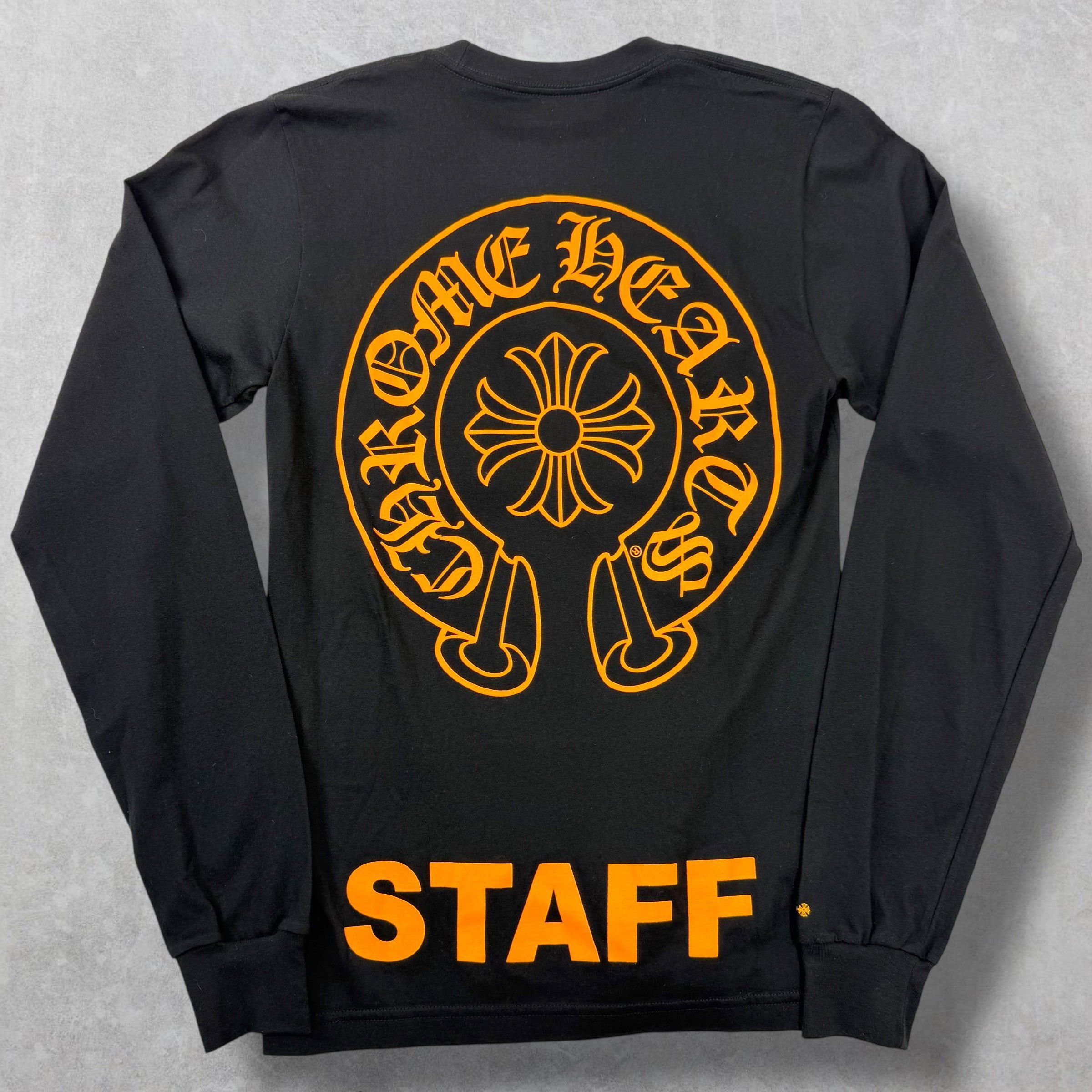 Chrome Hearts Chrome Hearts Orange Staff Long Sleeve S Size US S / EU 44-46 / 1 - 1 Thumbnail