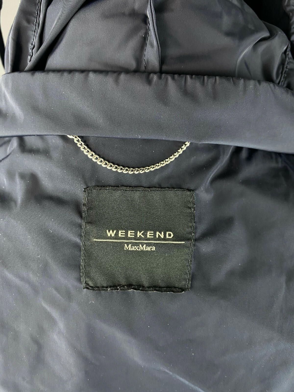 Designer Weekend Max Mara Navy Coat L US 12-14 UK 16-18 EU 44-46 Size XL / US 12-14 / IT 48-50 - 9 Thumbnail