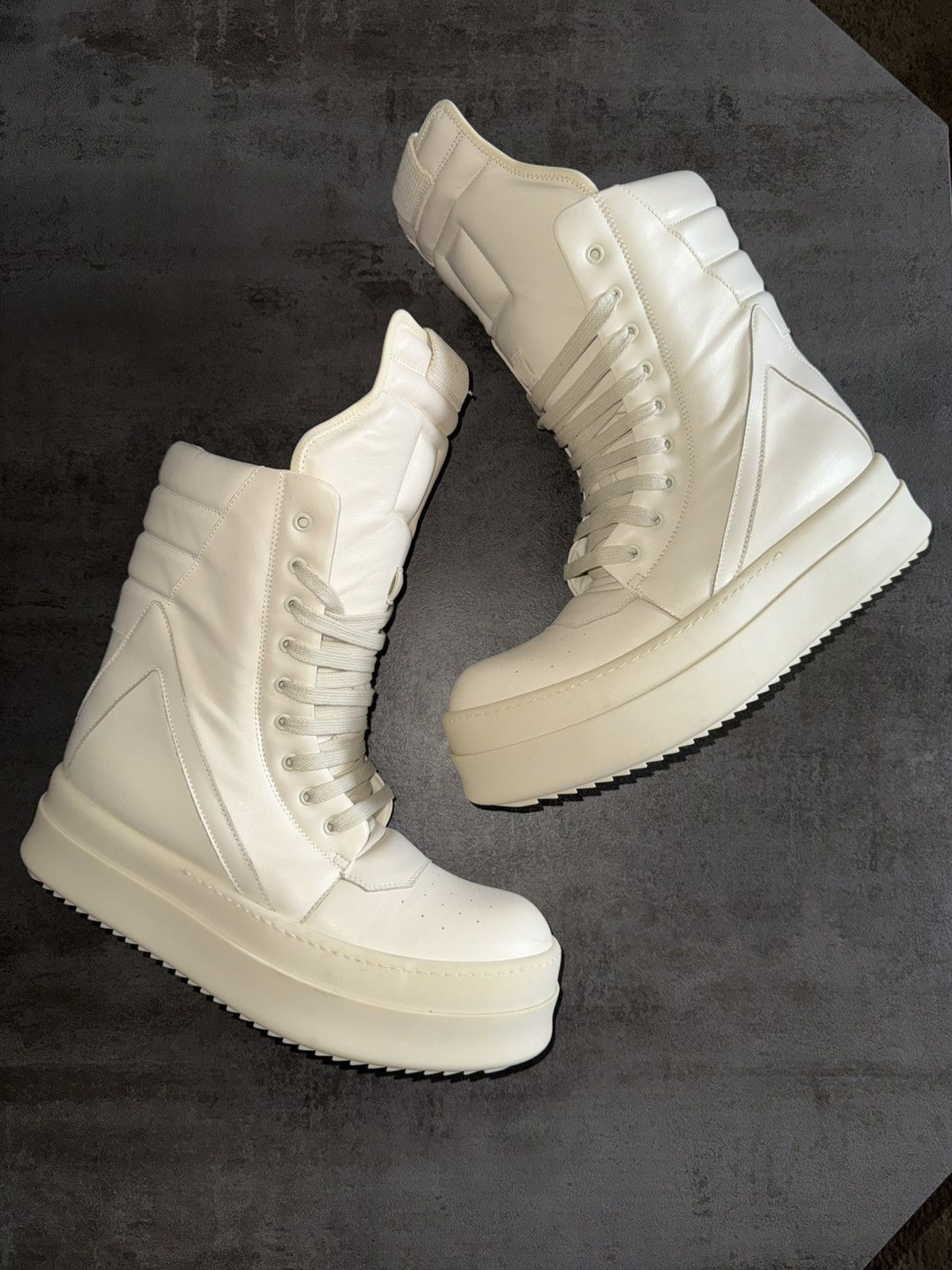 Rick Owens Mega geobaskets Size US 11 / EU 44 - 2 Thumbnail