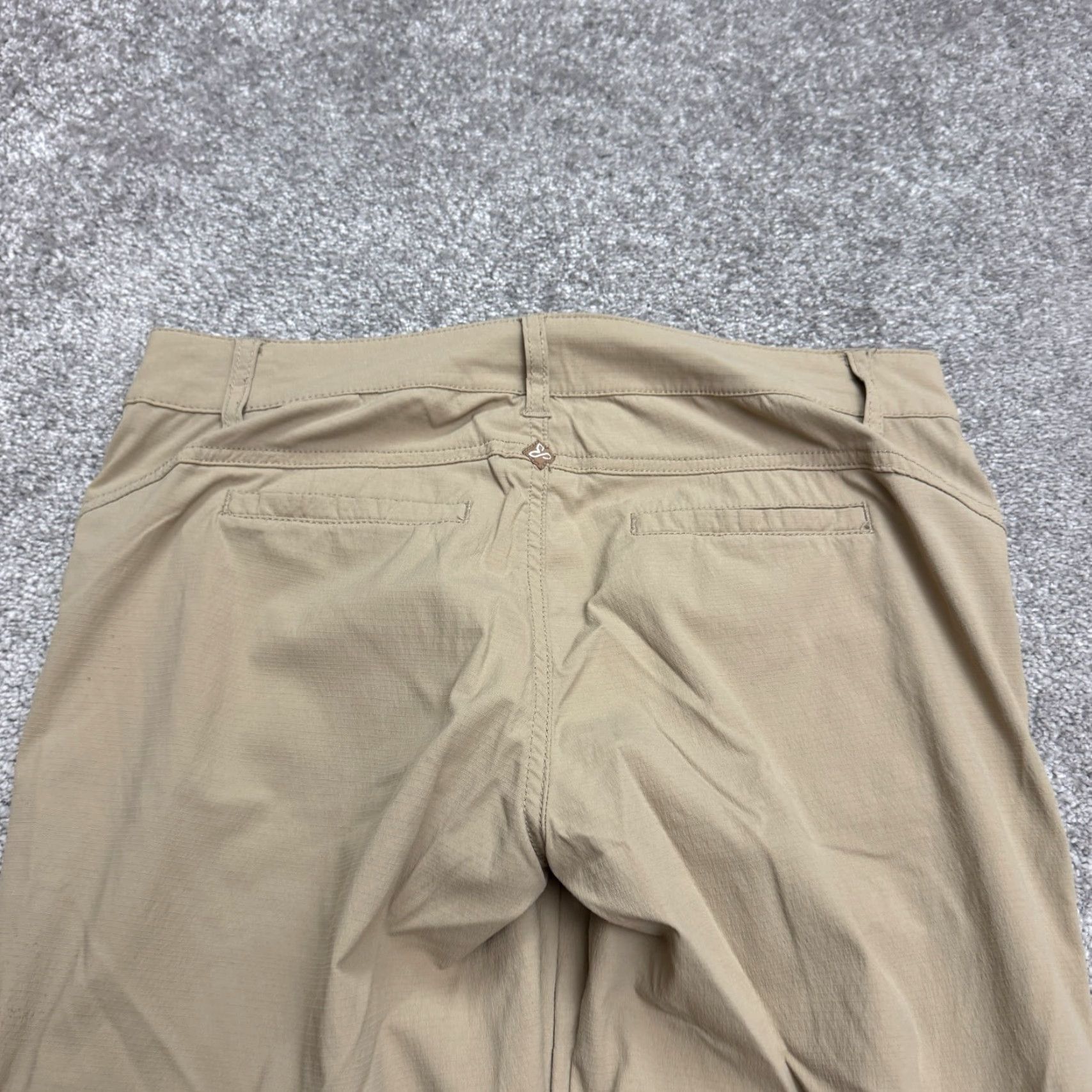 Prana Prana Capri Pants Womens 8 Brown Tan Ankle Zip Straigt Leg Outdoor Hiking 32x22 Size 30" / US 8 / IT 44 - 5 Thumbnail