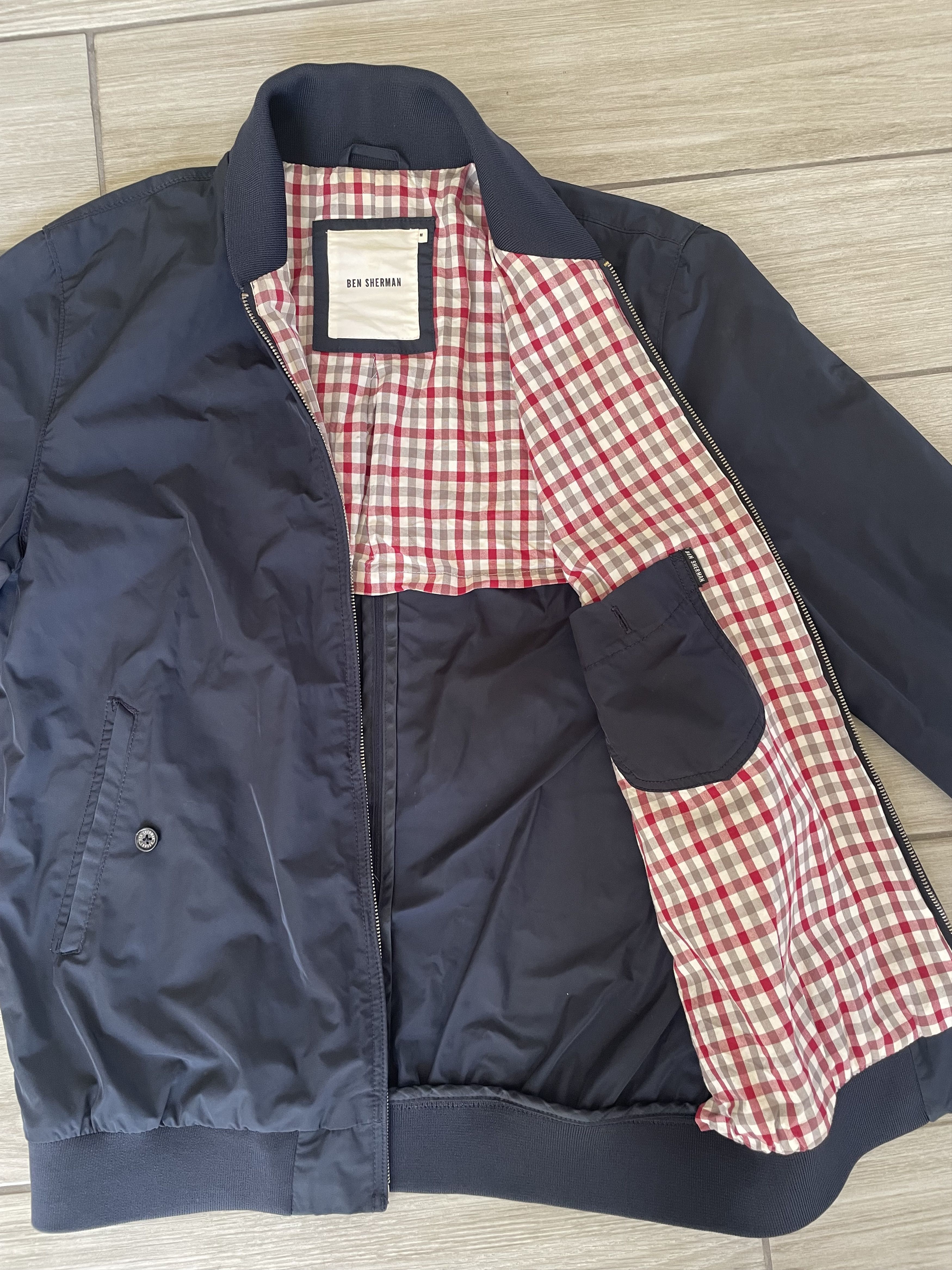 Ben Sherman Ben Sherman Medium Bomber Light Jacket Navy Blue Size US M / EU 48-50 / 2 - 3 Thumbnail