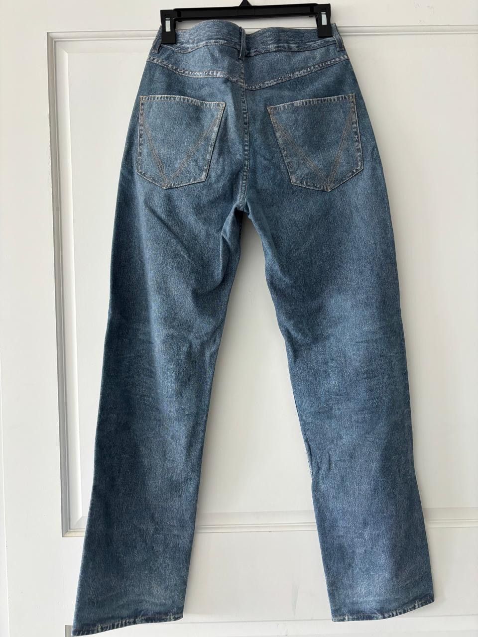 Bottega Veneta Bottega Veneta Leather Printed Denim Pants Size US 30 / EU 46 - 7 Thumbnail