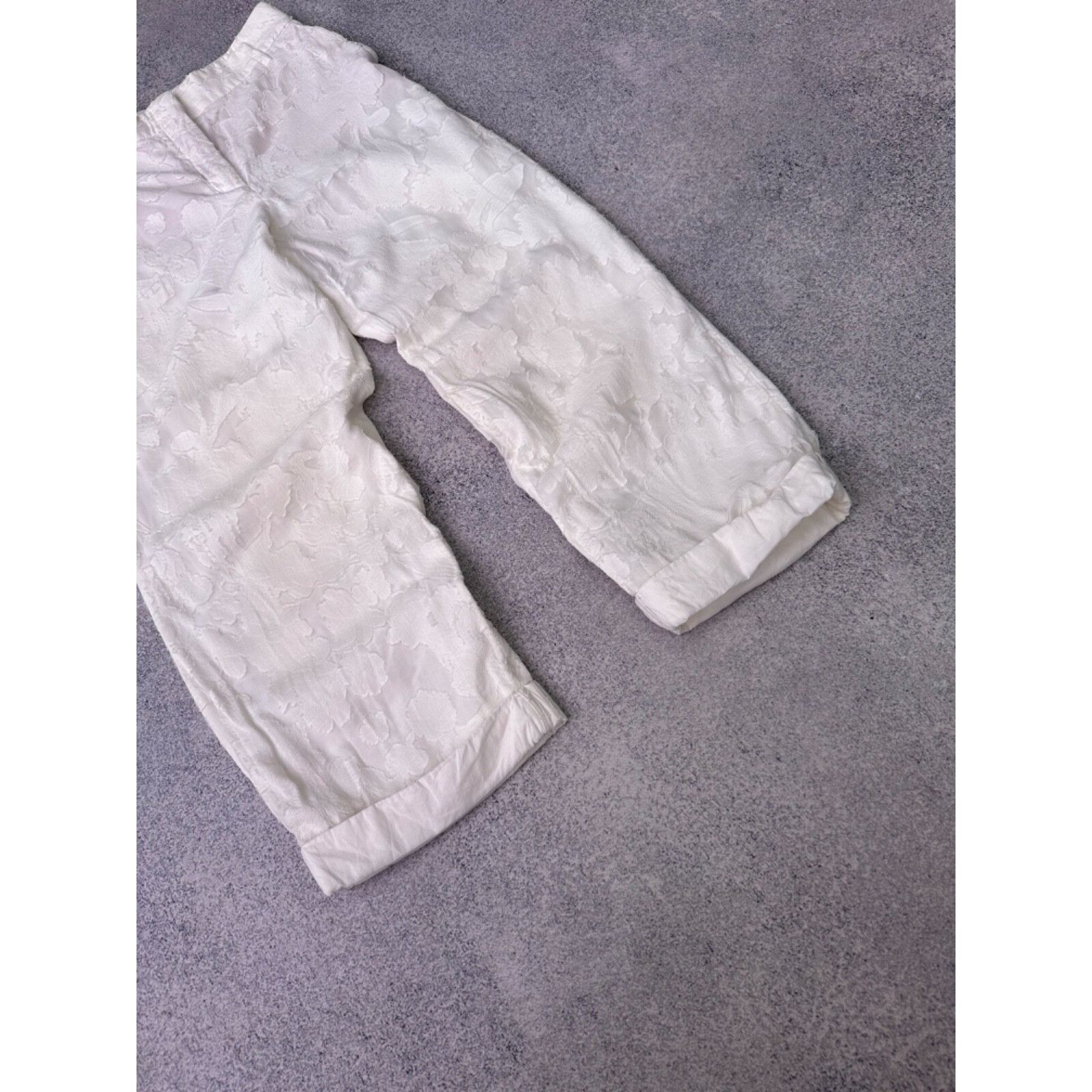 DOROTHEE SCHUMACHER VTG Dorothee Schumacher Floral White Wide Leg Woman Pants Size 26" / US 2 / IT 38 - 5 Thumbnail