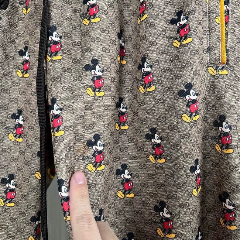 Gucci Gucci Size s Co-branded full print old flower Mickey trous Size US 32 / EU 48 - 4 Thumbnail