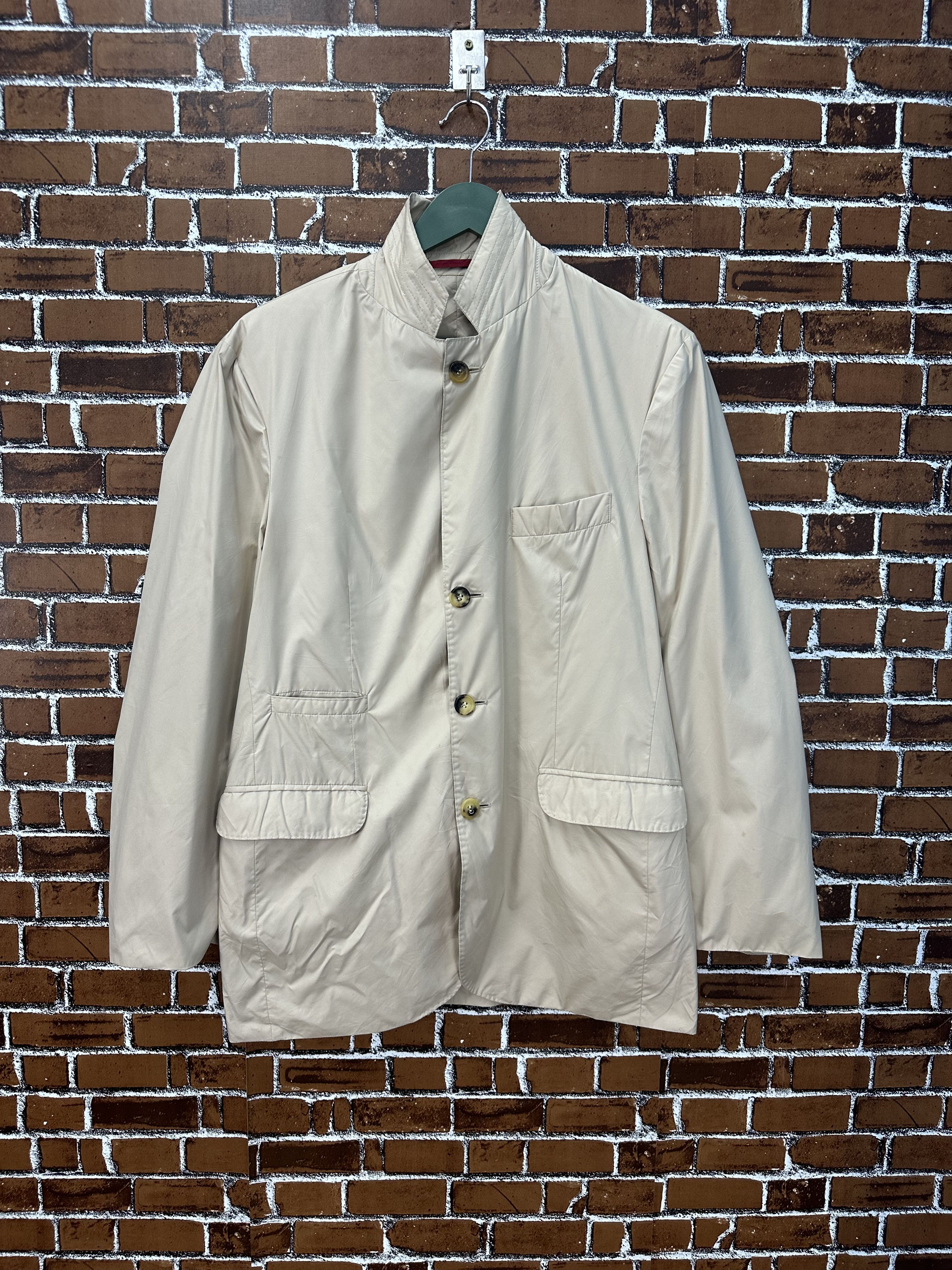 Brunello Cucinelli Vintage Brunello Cucinelli Nylon Blazer Jacket VT02 Size XL / US 12-14 / IT 48-50 - 1 Thumbnail