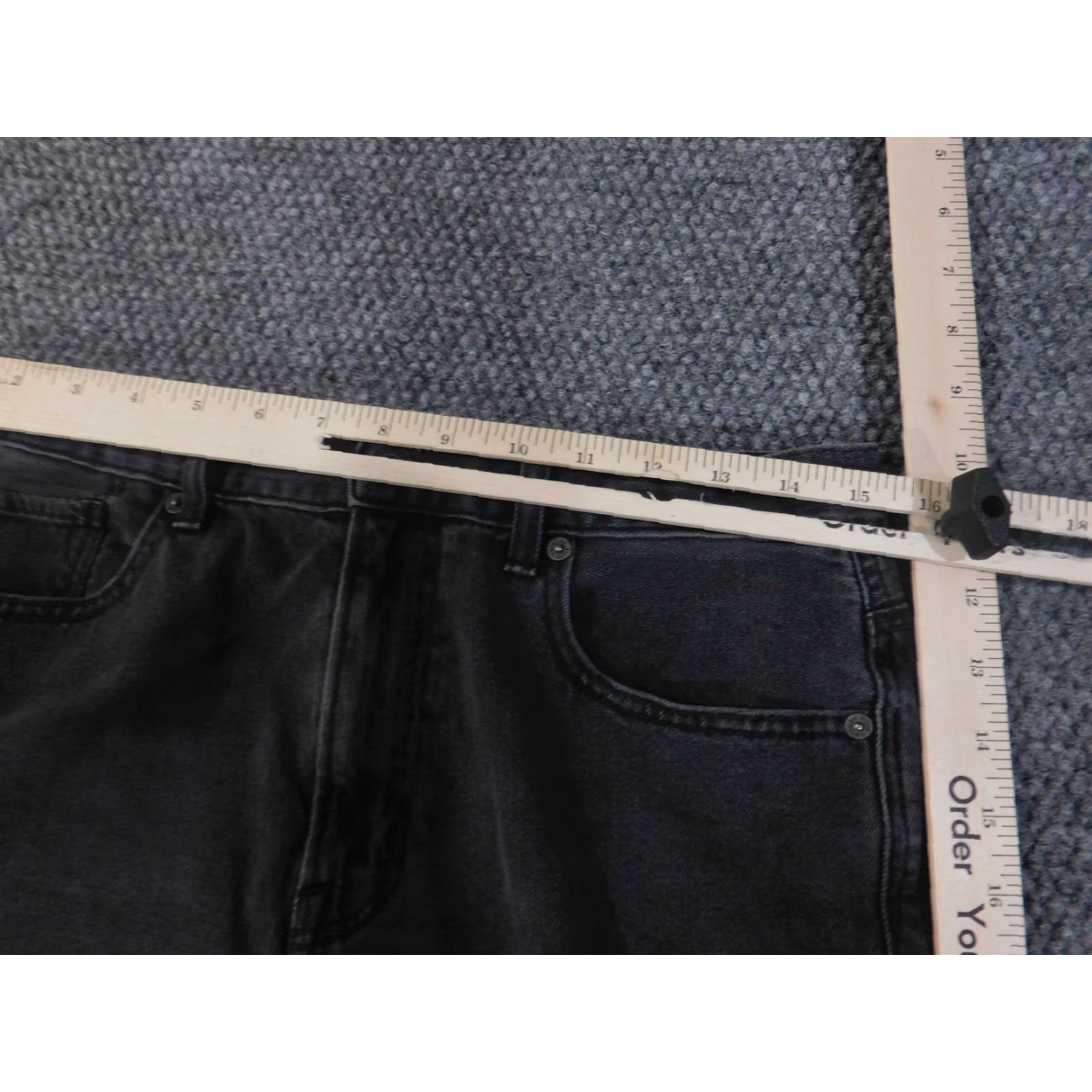 Vintage VINTAGE American Eagle Mom Jeans Womens 8 Short Black High Rise Tapered 90s Style Denim Size 30" / US 8 / IT 44 - 7 Thumbnail