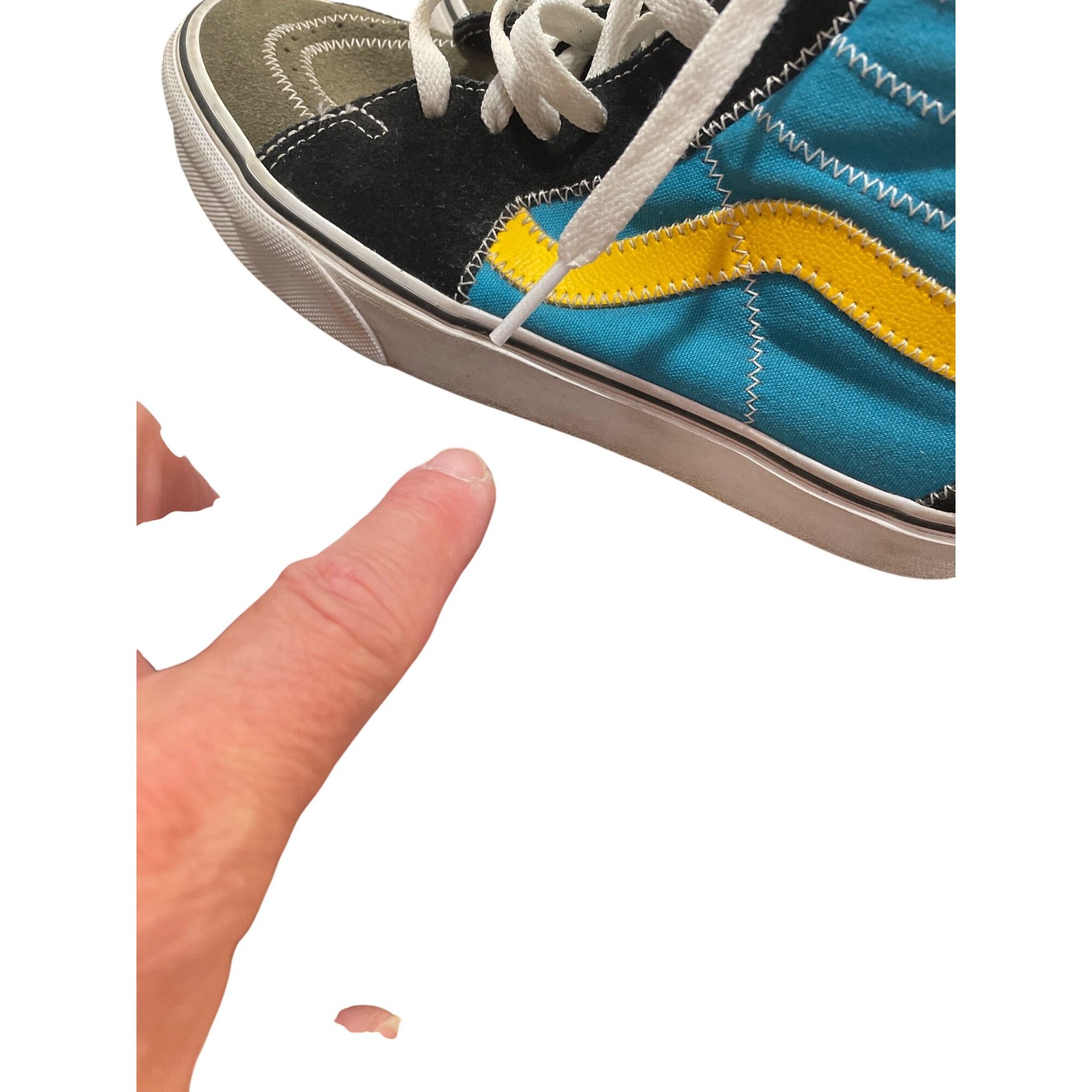 Vans Vans wms multi colored high top skaters shoes sneakers sz 7. Size US 7.5 / IT 37.5 - 13 Thumbnail
