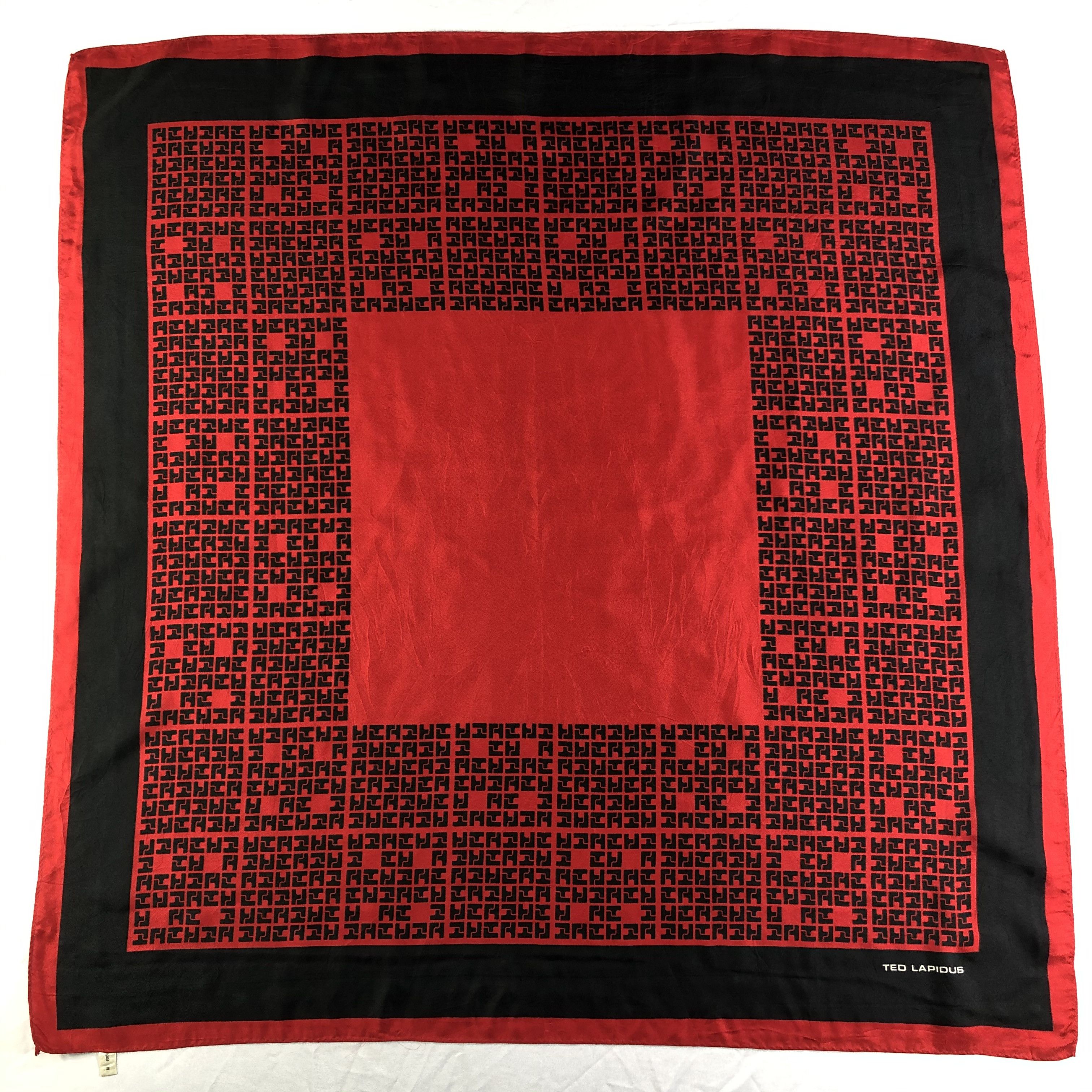 TED LAPIDUS × Vintage Vintage Ted Lapidus Silk Scarf Size ONE SIZE - 2 Thumbnail
