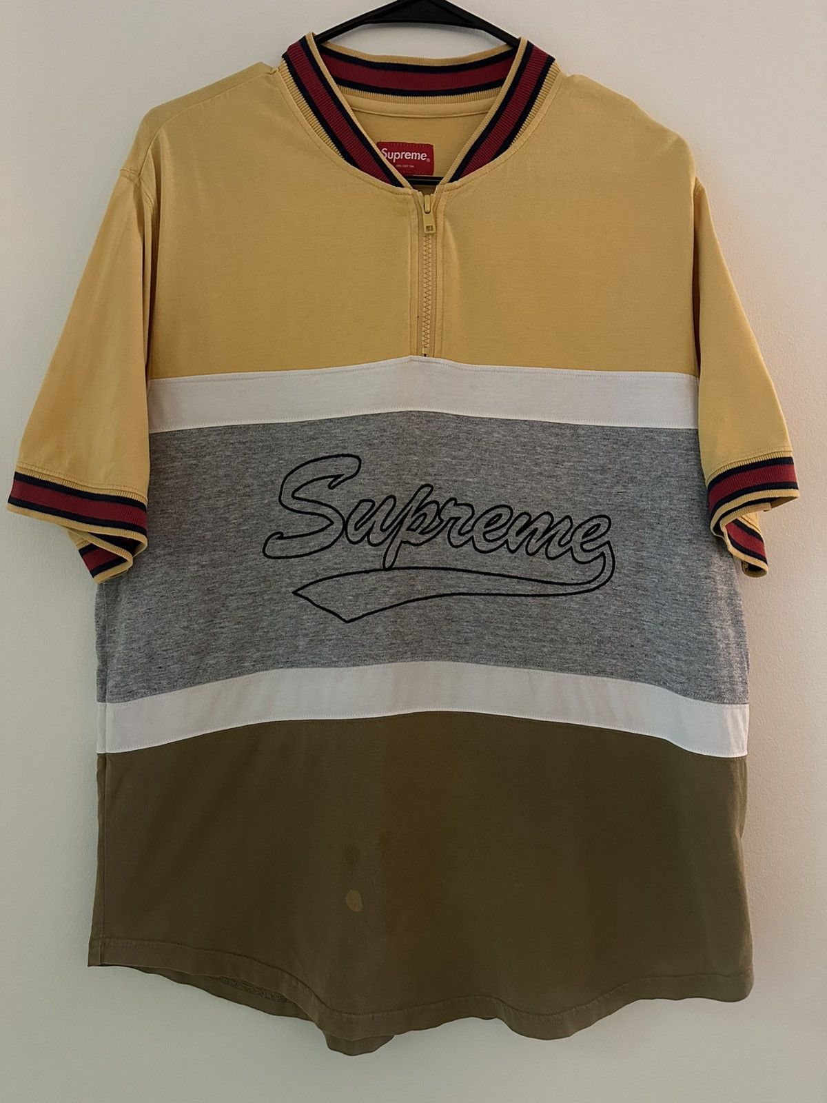 Supreme Supreme Half Zip S/S Baseball Top Size US M / EU 48-50 / 2 - 1 Thumbnail