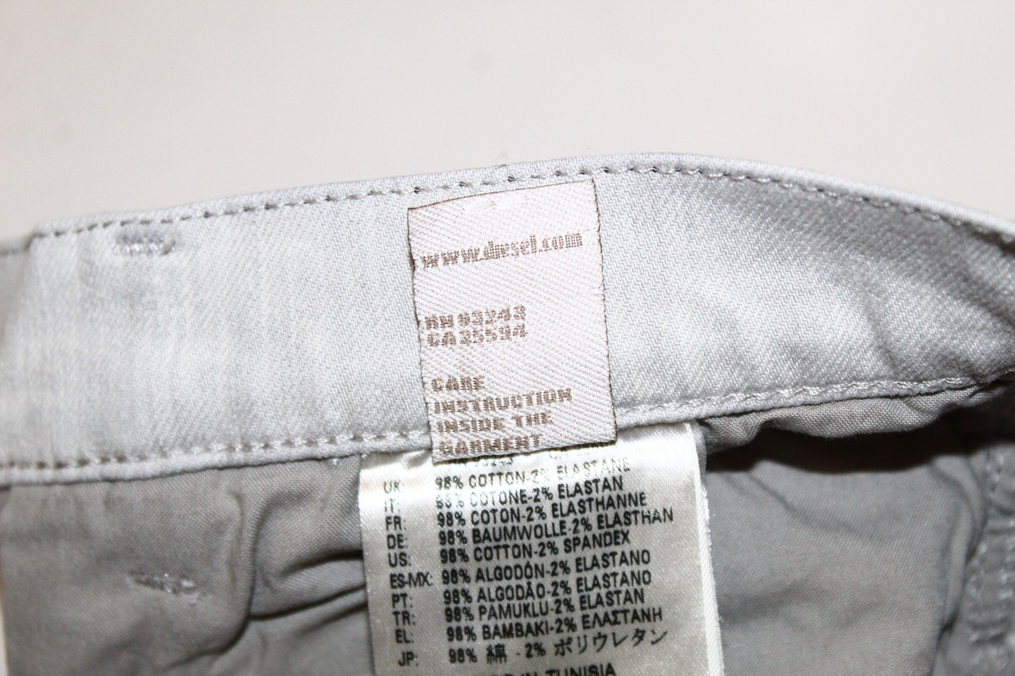 Diesel Diesel D.N.A. Belthy Regular Slim Straight Jeans 0676M Size US 31 - 11 Thumbnail