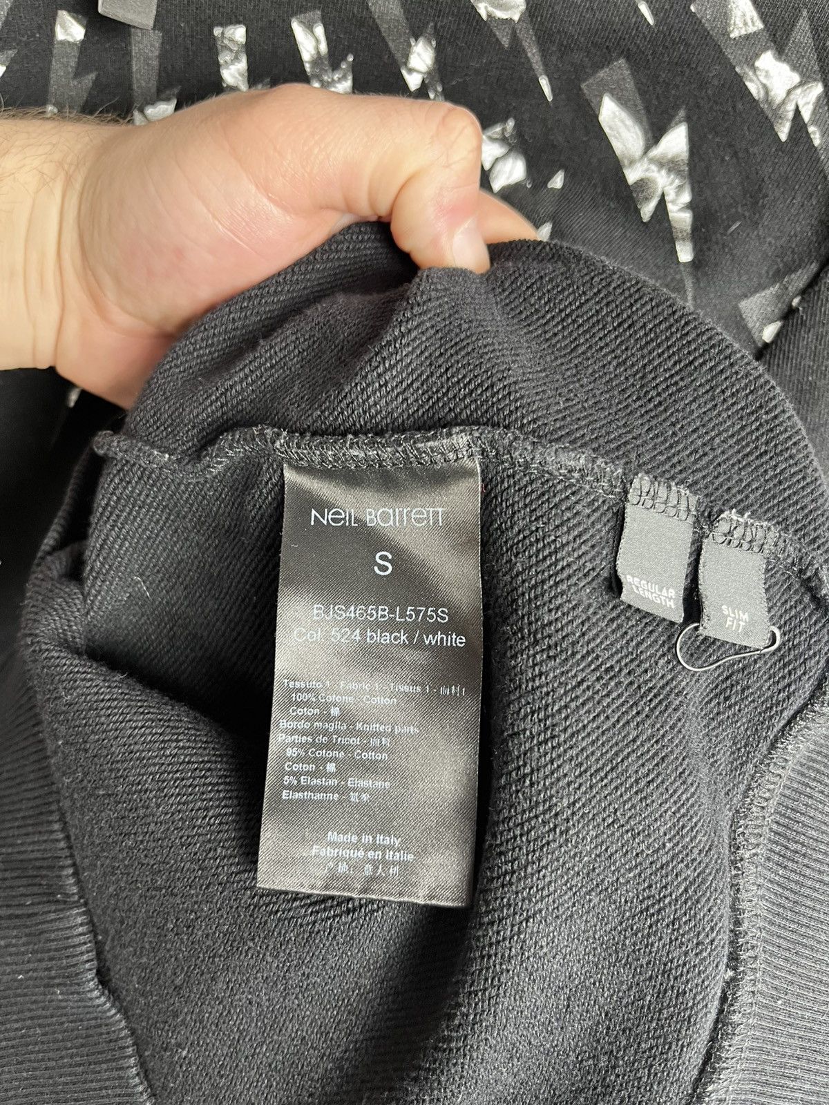 Designer × Neil Barrett × Other Neil Barrett Sweatshirt Size US S / EU 44-46 / 1 - 8 Thumbnail