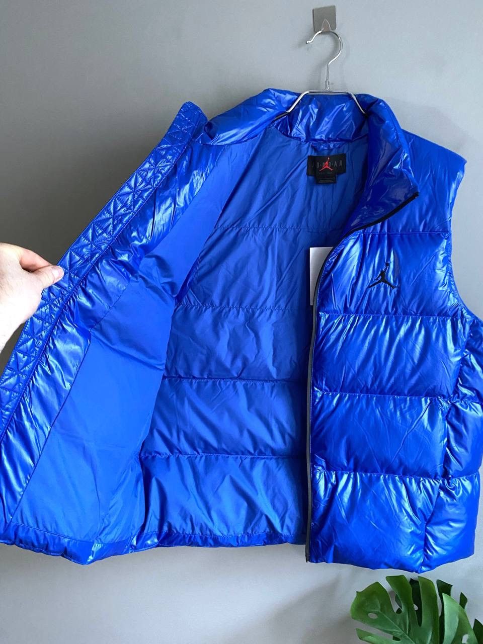 Jordan Brand Air Jordan Therma-Fit Blue Down Puffer Vest, Size L and XL Size US L / EU 52-54 / 3 - 9 Thumbnail