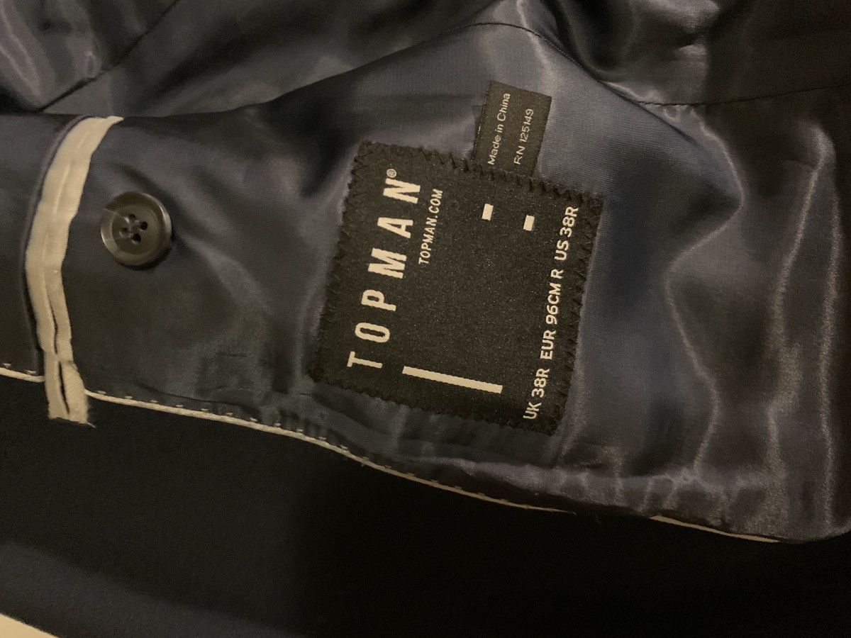 Topman Navy top man suit with shirt Size 38R - 5 Thumbnail