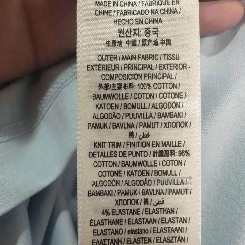 Burberry Burberry Summer Blue Cotton Embroidered T-shirt. Size XS / US 0-2 / IT 36-38 - 6 Thumbnail