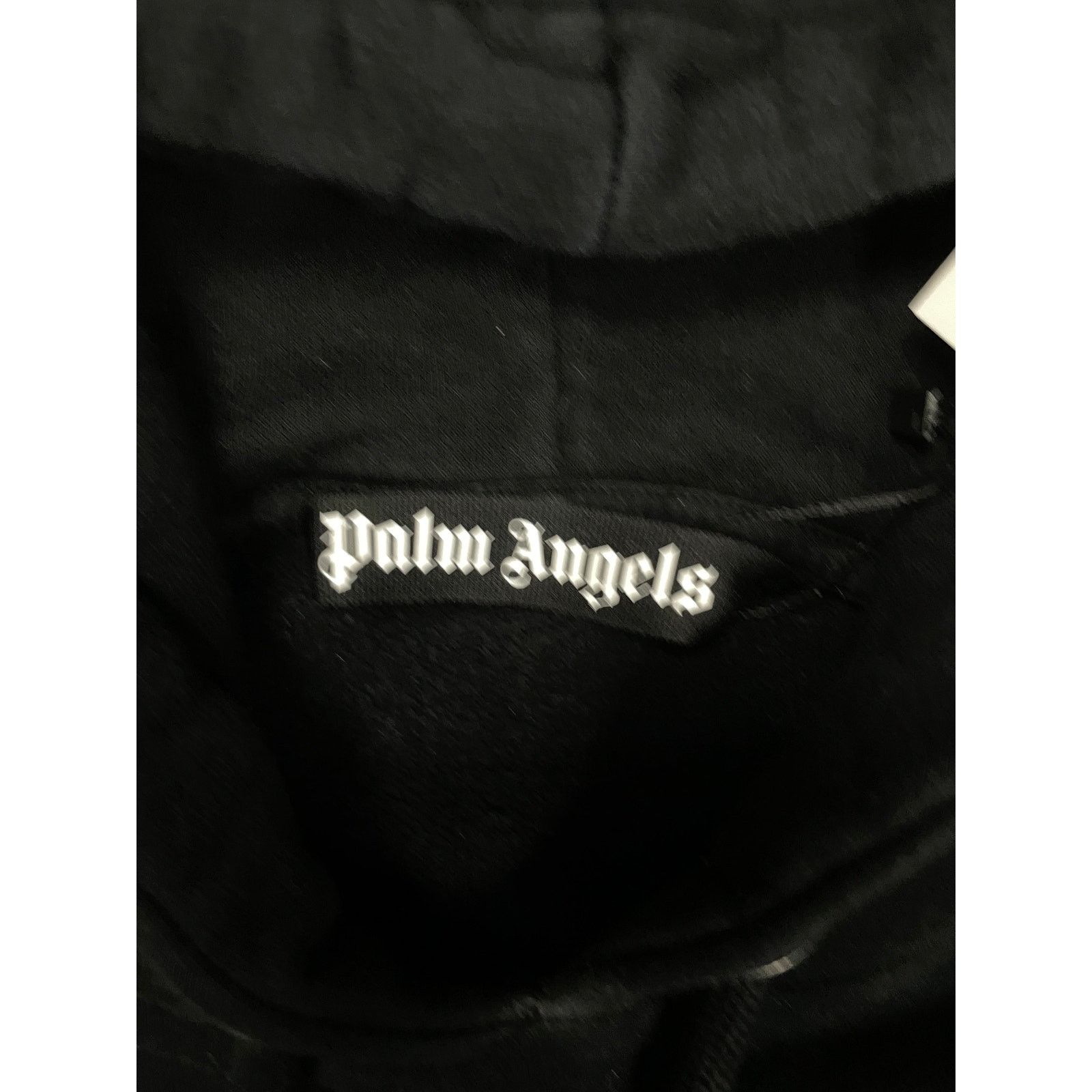 Palm Angels Palm Angels Spray Hoodie Black Blue Used XXS (Fits Small) Size US S / EU 44-46 / 1 - 2 Thumbnail
