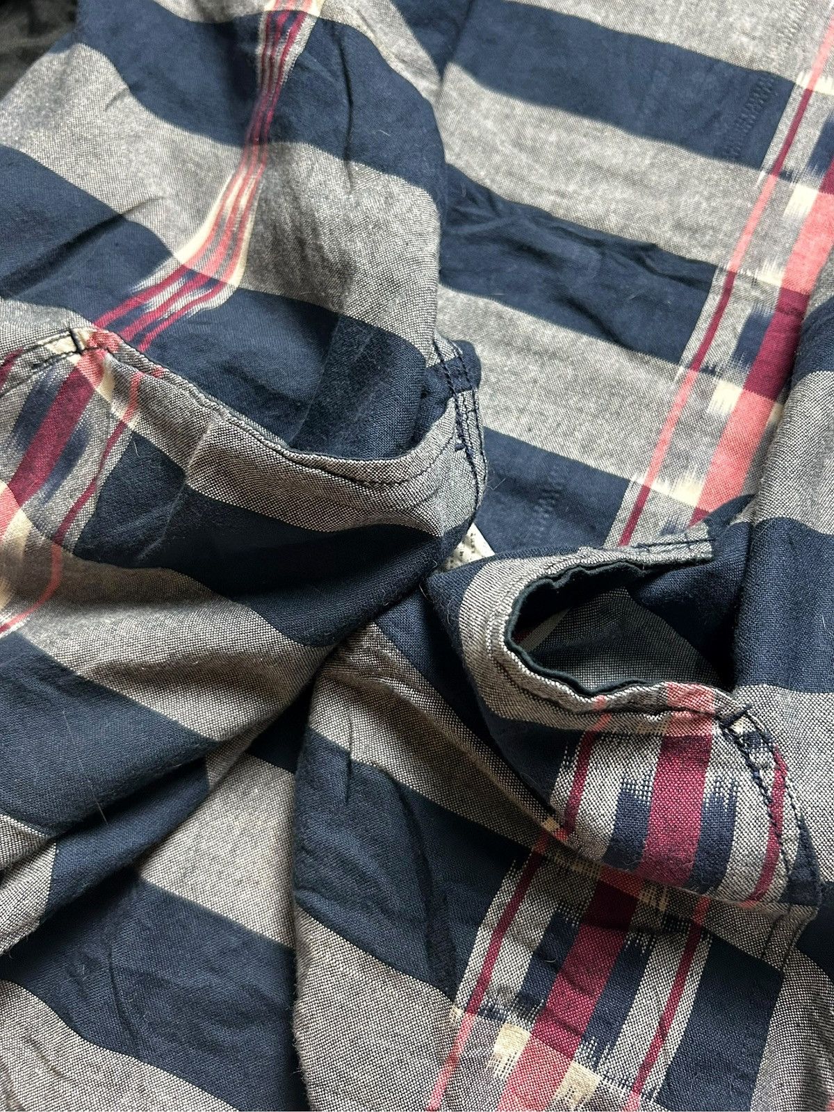 Japanese Brand × Sunny Sports Sunny sport Linen Hoodie indigo Jacket Navajo Ethnic Sunny Size US L / EU 52-54 / 3 - 12 Thumbnail