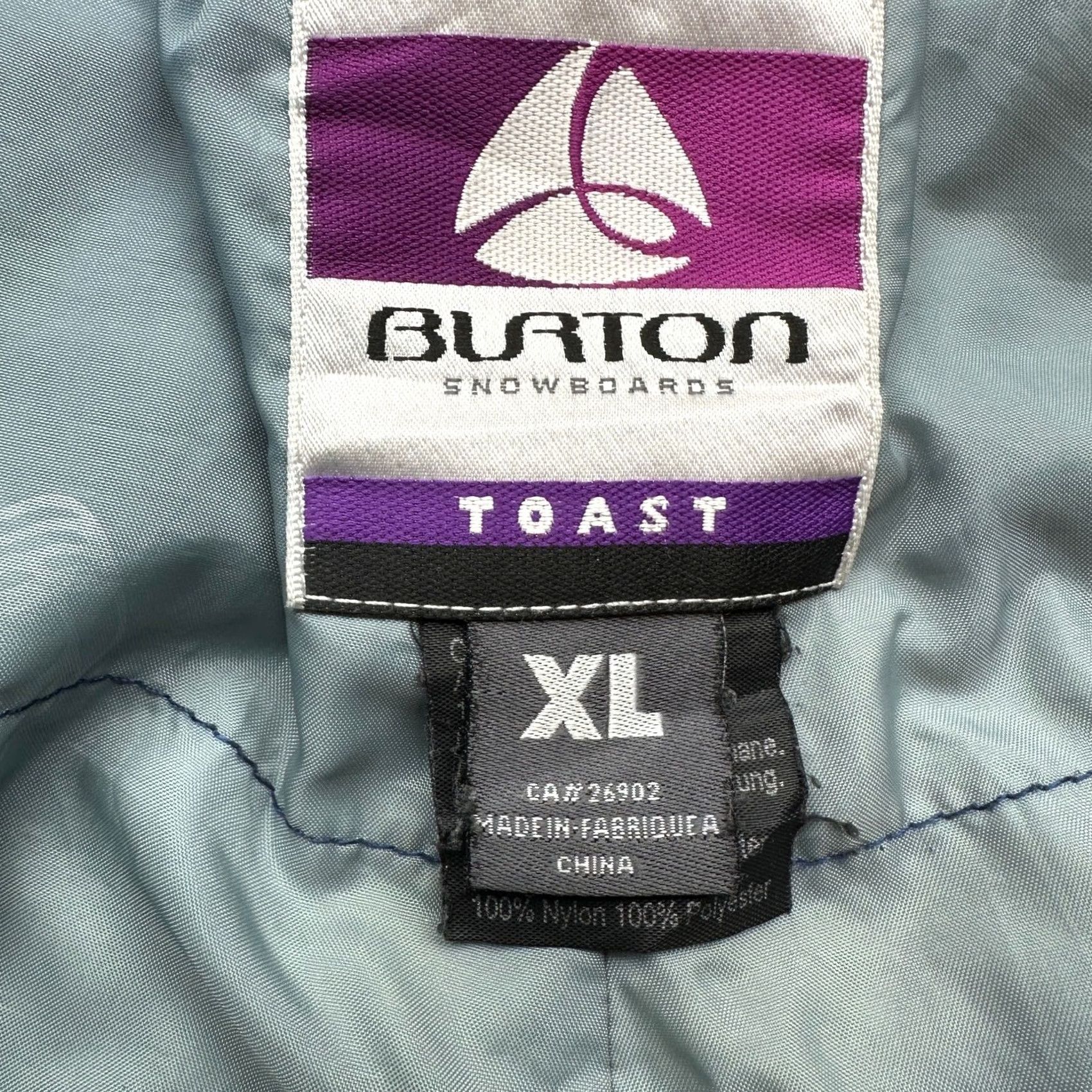 Burton Burton Toast Snow Pants Mens XL Beige Khaki Snowboarding Ski Pants with Pockets Zipper Rise High 34 In Inseam Casual Regular Nylon Polyester Mens Size US 36 / EU 52 - 3 Thumbnail