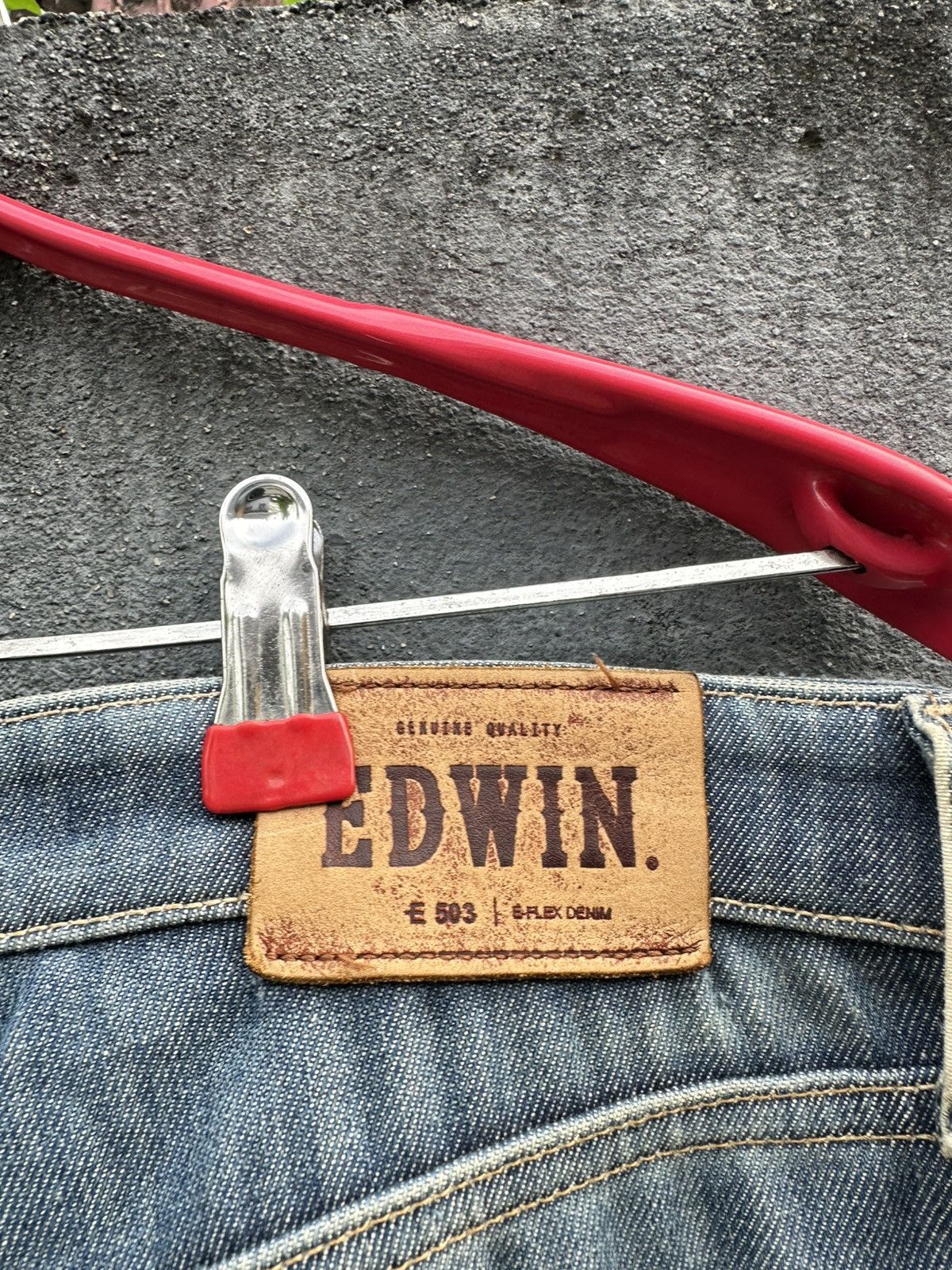 Edwin 👹Vintage Edwin E503 Flex Baggy Jeans Size US 34 / EU 50 - 11 Thumbnail